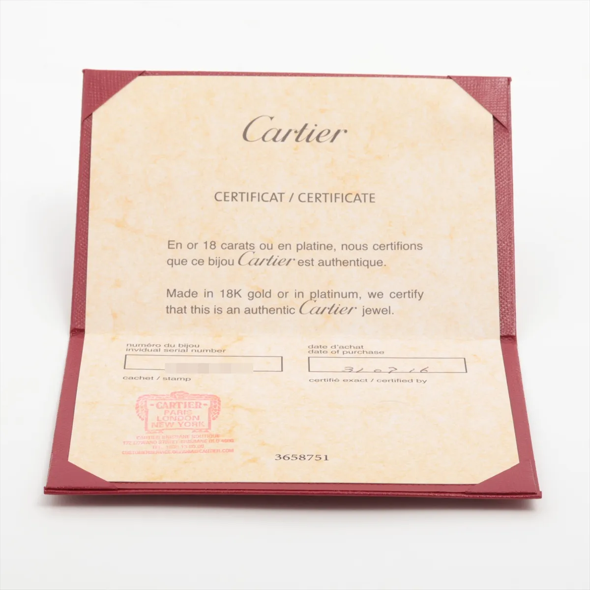 Etincelle de Cartier Diamond Necklace 750 (WG) 5.8g CKR001 (Dents, metal wear, — view 6