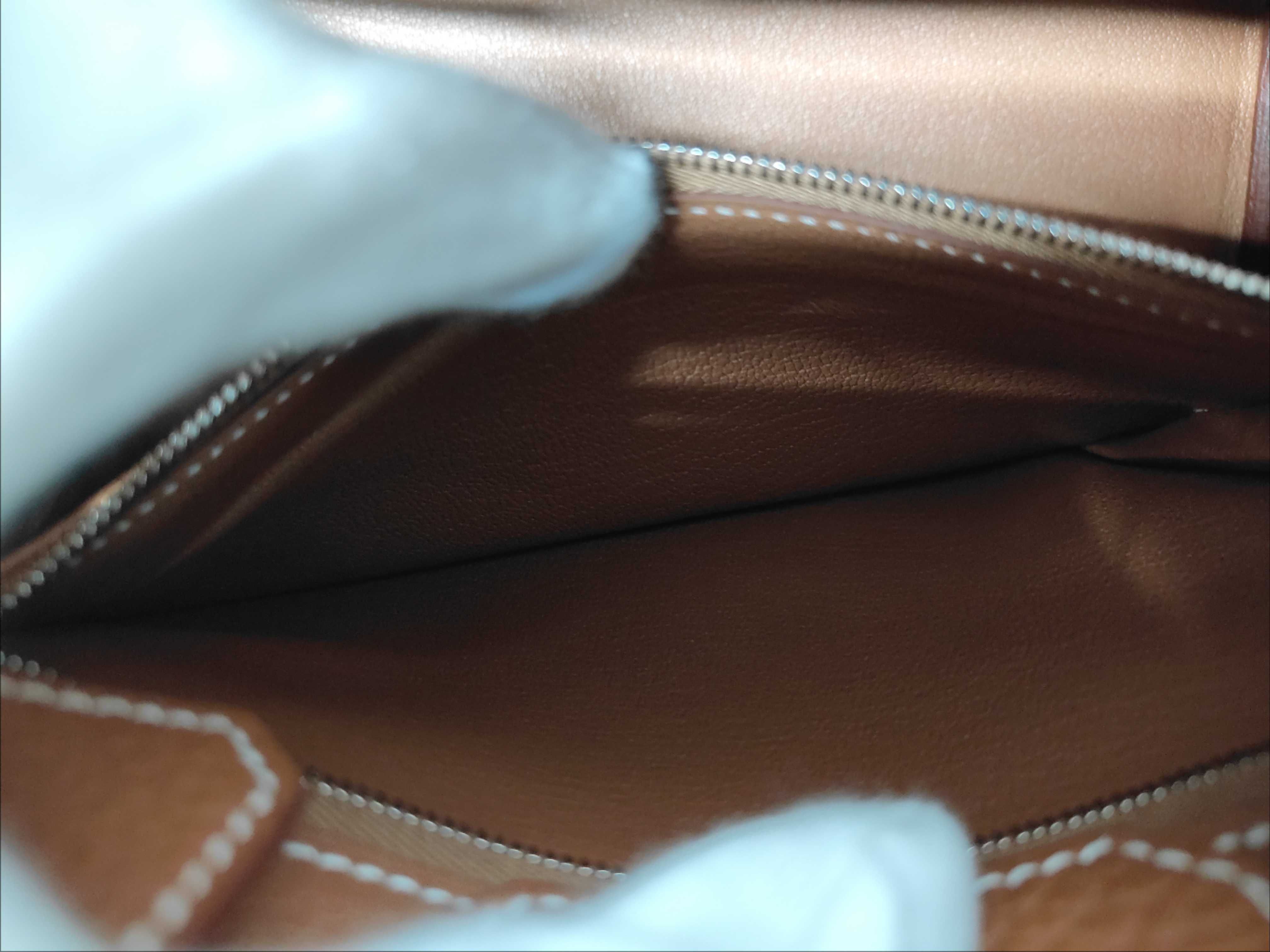 Birkin 25 Togo Leather Gold Silver Hardware G Stamp Handbag — view 11
