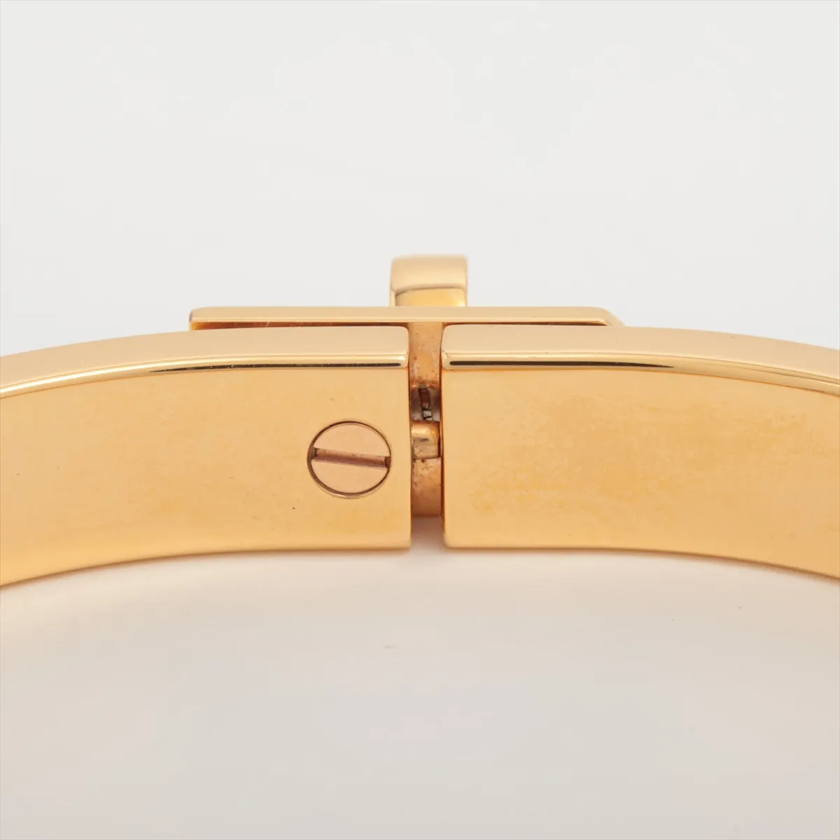 Mini Click Kelly SP0254 Bangle GP Black x Gold. Shows signs of wear including — view 4