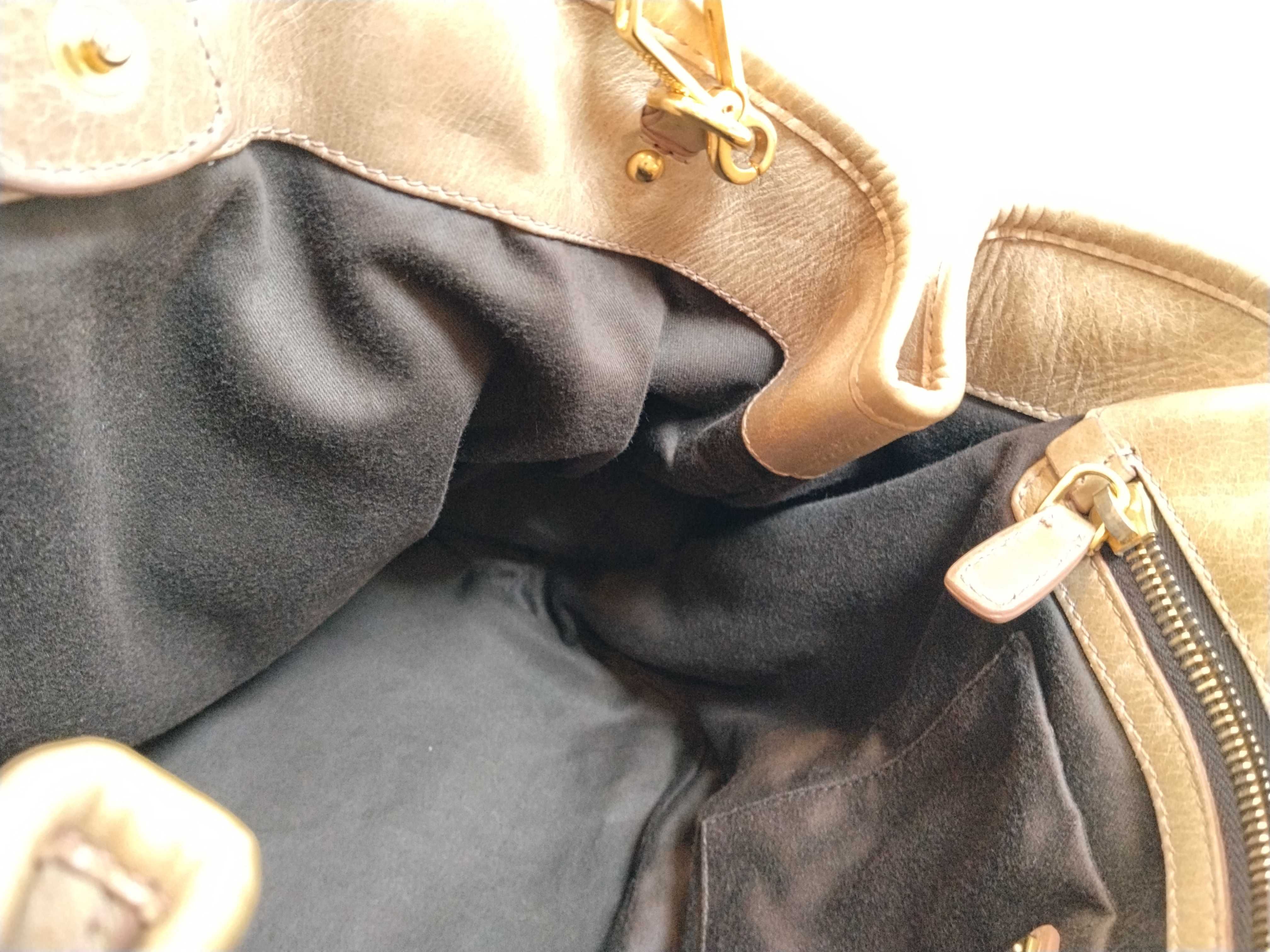 Vitello Luxe Handbag, 2-way Shoulder Bag, Gathered Handbag — view 10