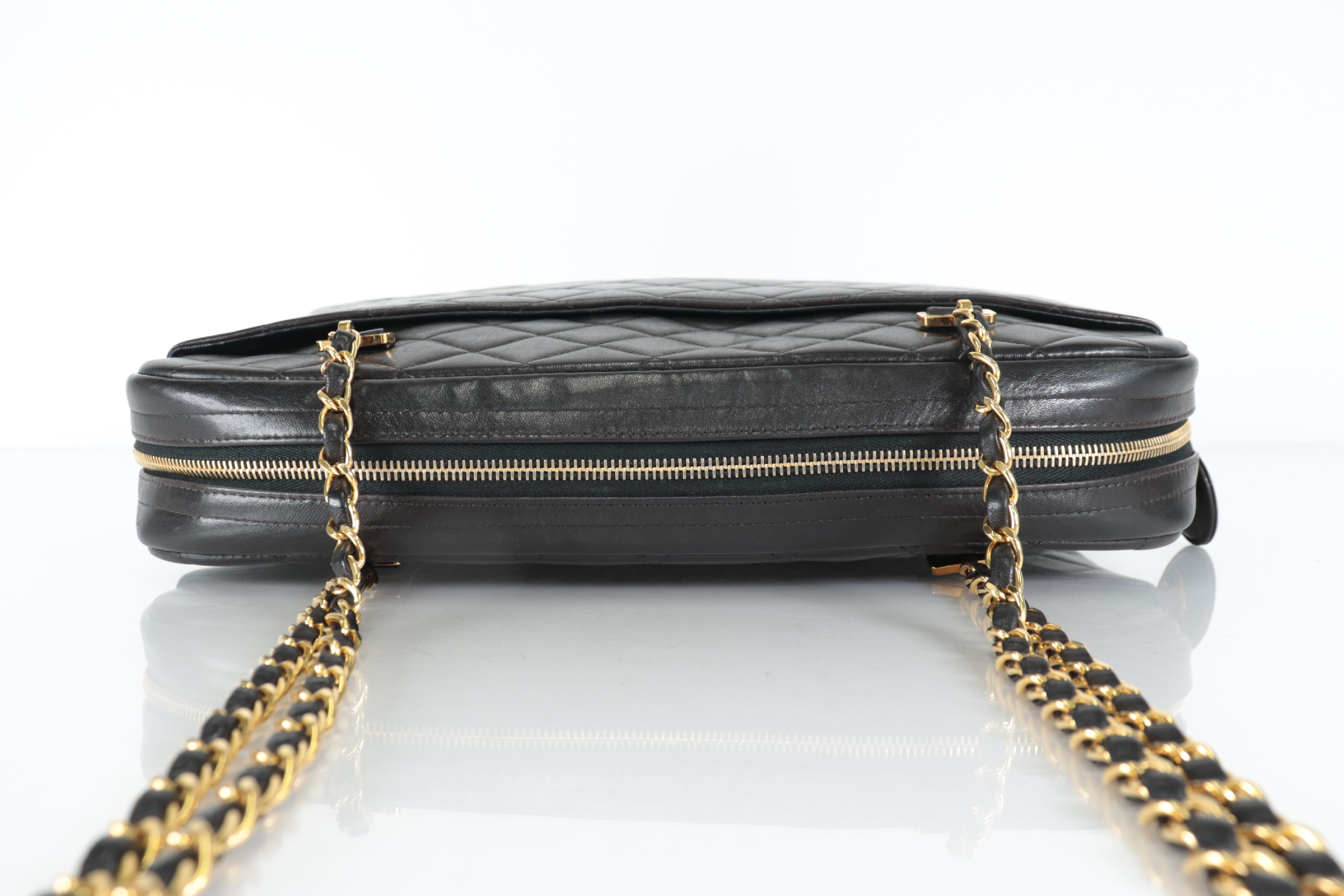 Lambskin Chain Tote Shoulder Bag (Serial No. 5) — view 6