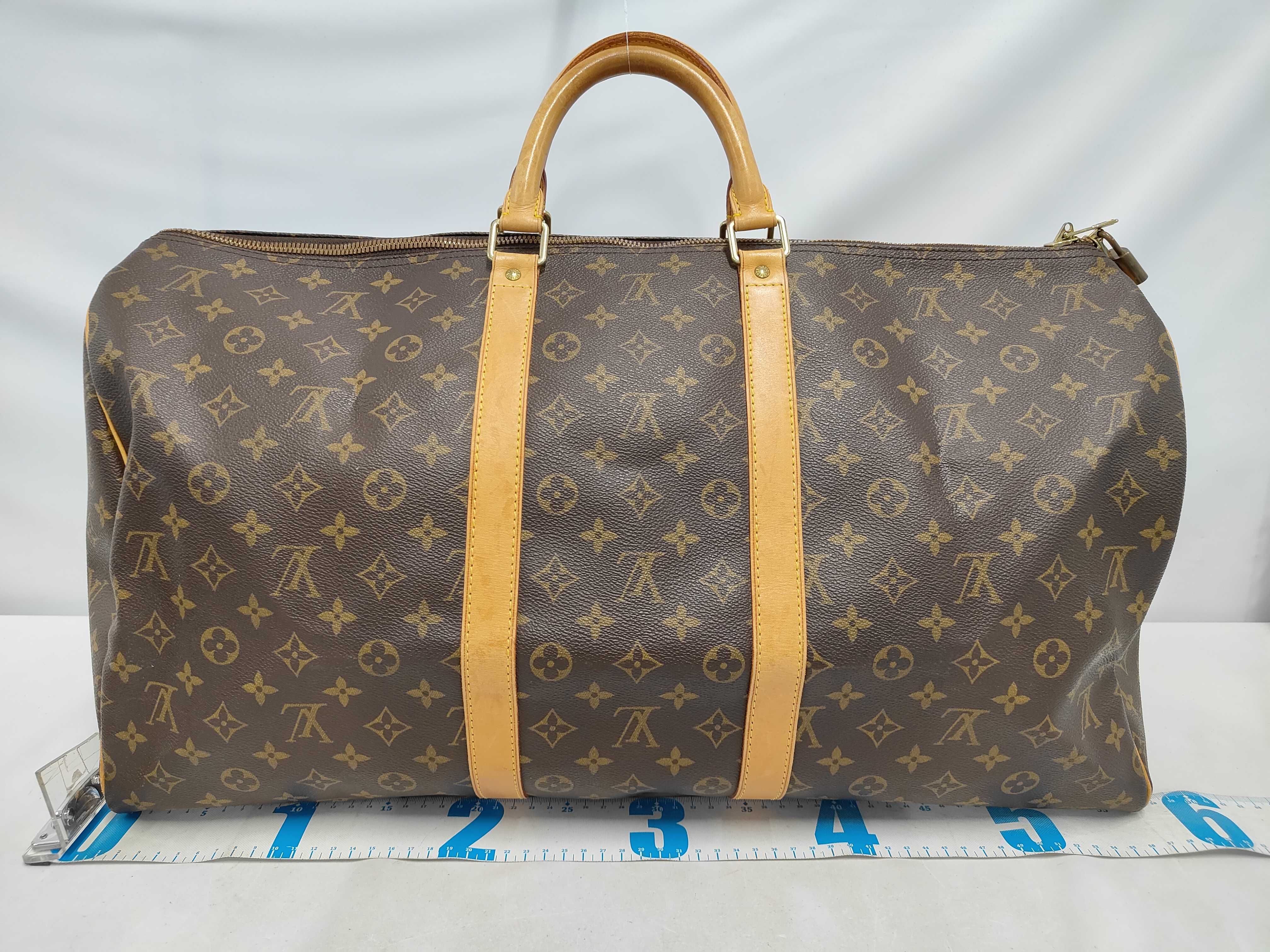 Keepall 55 Monogram M41424 SP0938 Brown Boston Bag — view 2
