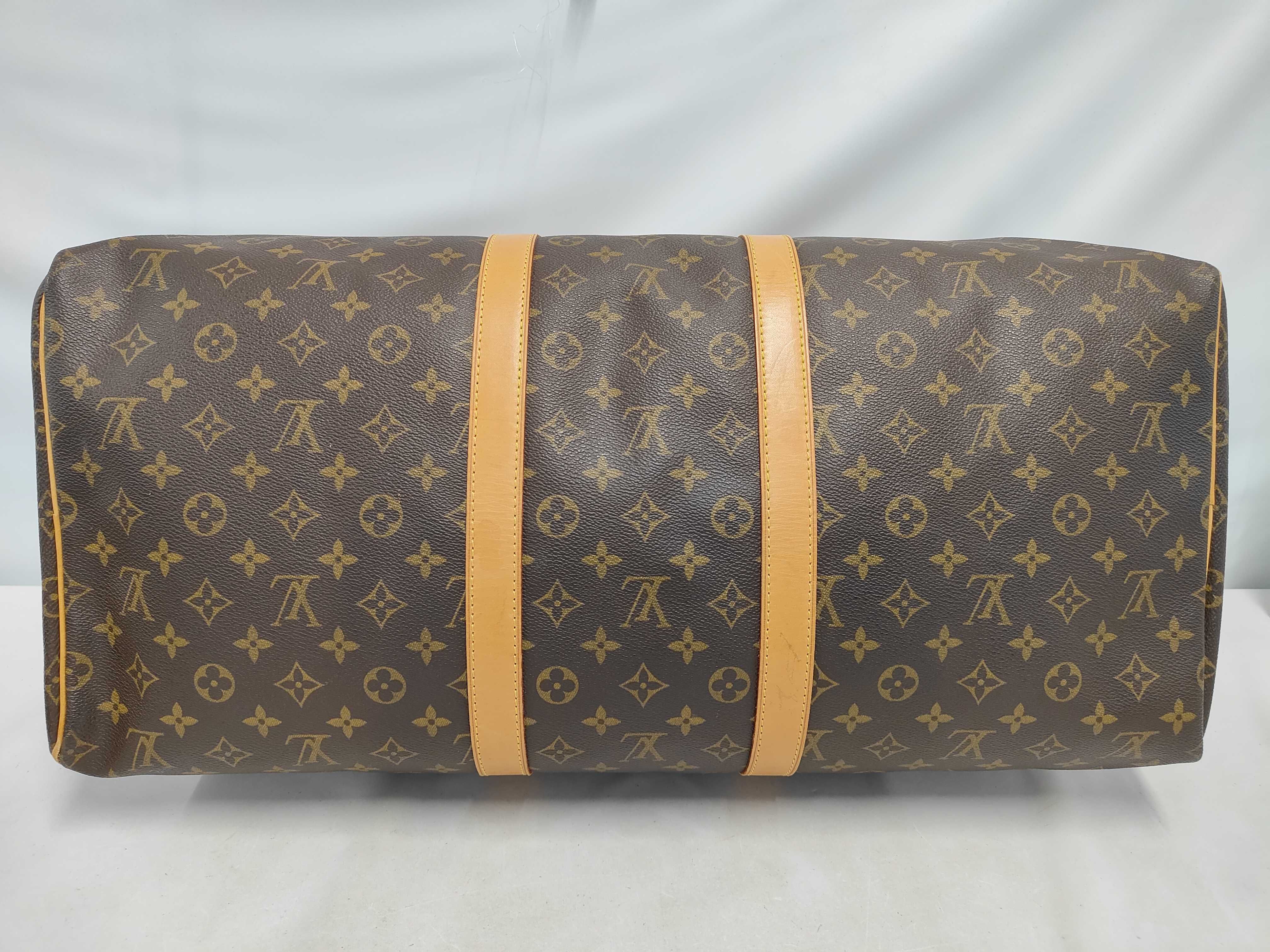 Keepall 55 Monogram M41424 SP0938 Brown Boston Bag — view 4