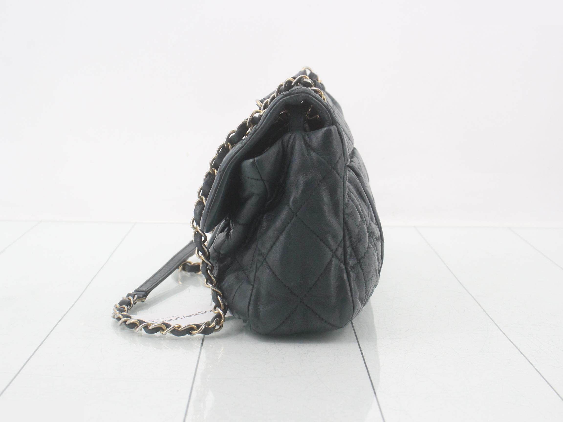 Matelassé Double Flap Chain Shoulder Bag — view 3