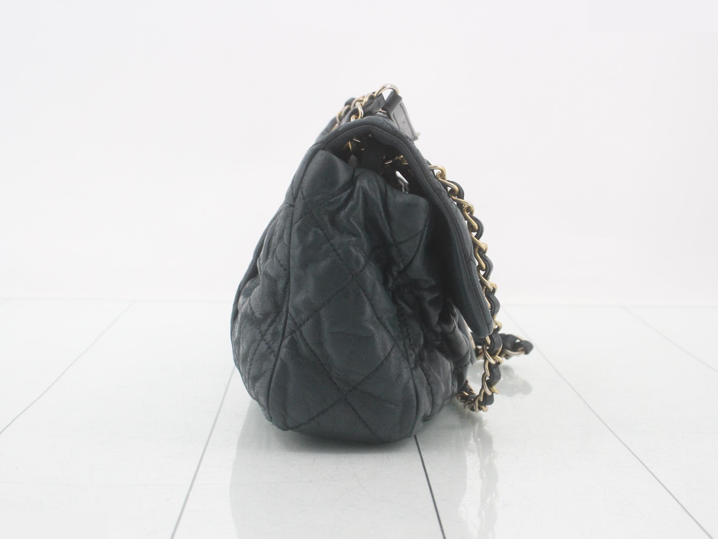 Matelassé Double Flap Chain Shoulder Bag — view 4