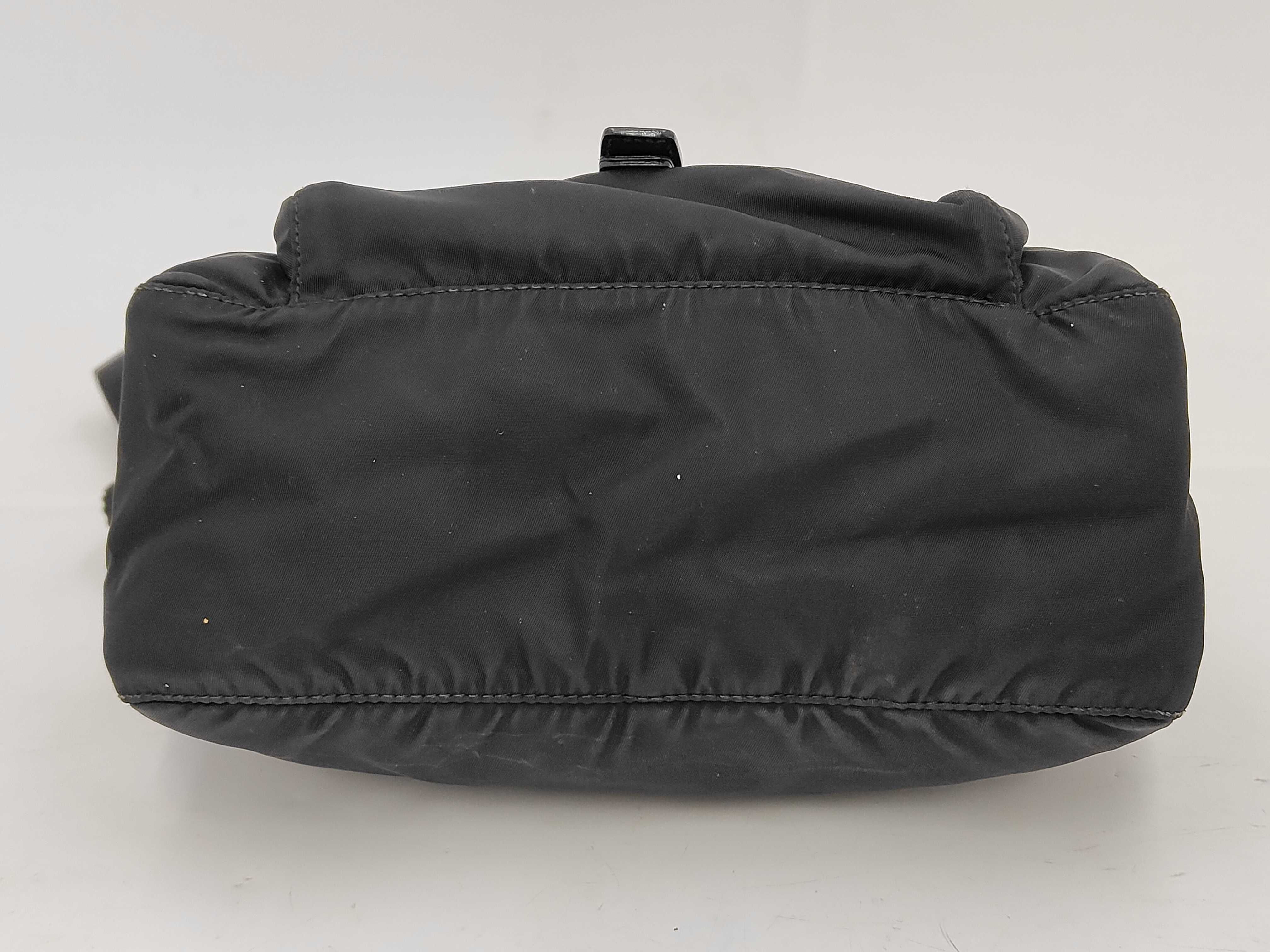 Nylon Shoulder Bag with Triangle Logo — view 6