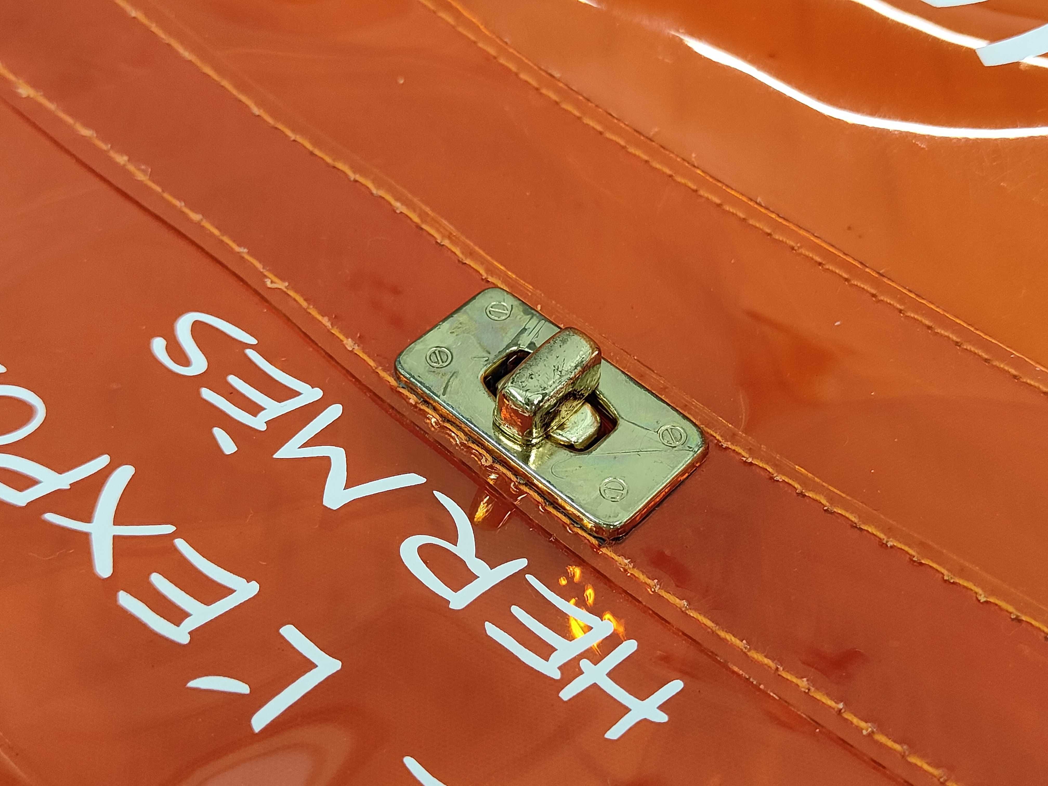Vinyl Kelly Orange Handbag — view 7
