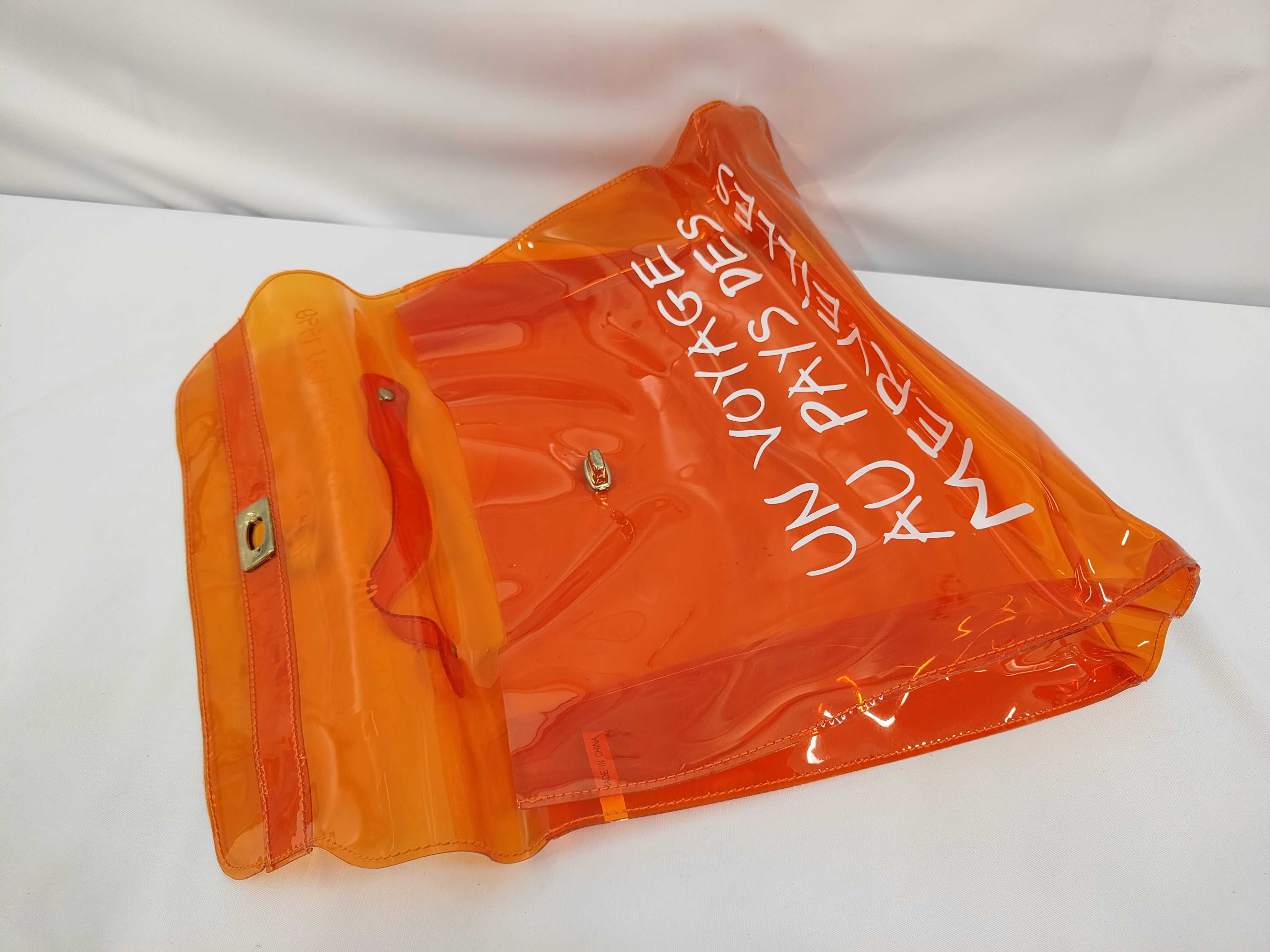 Vinyl Kelly Orange Handbag — view 8