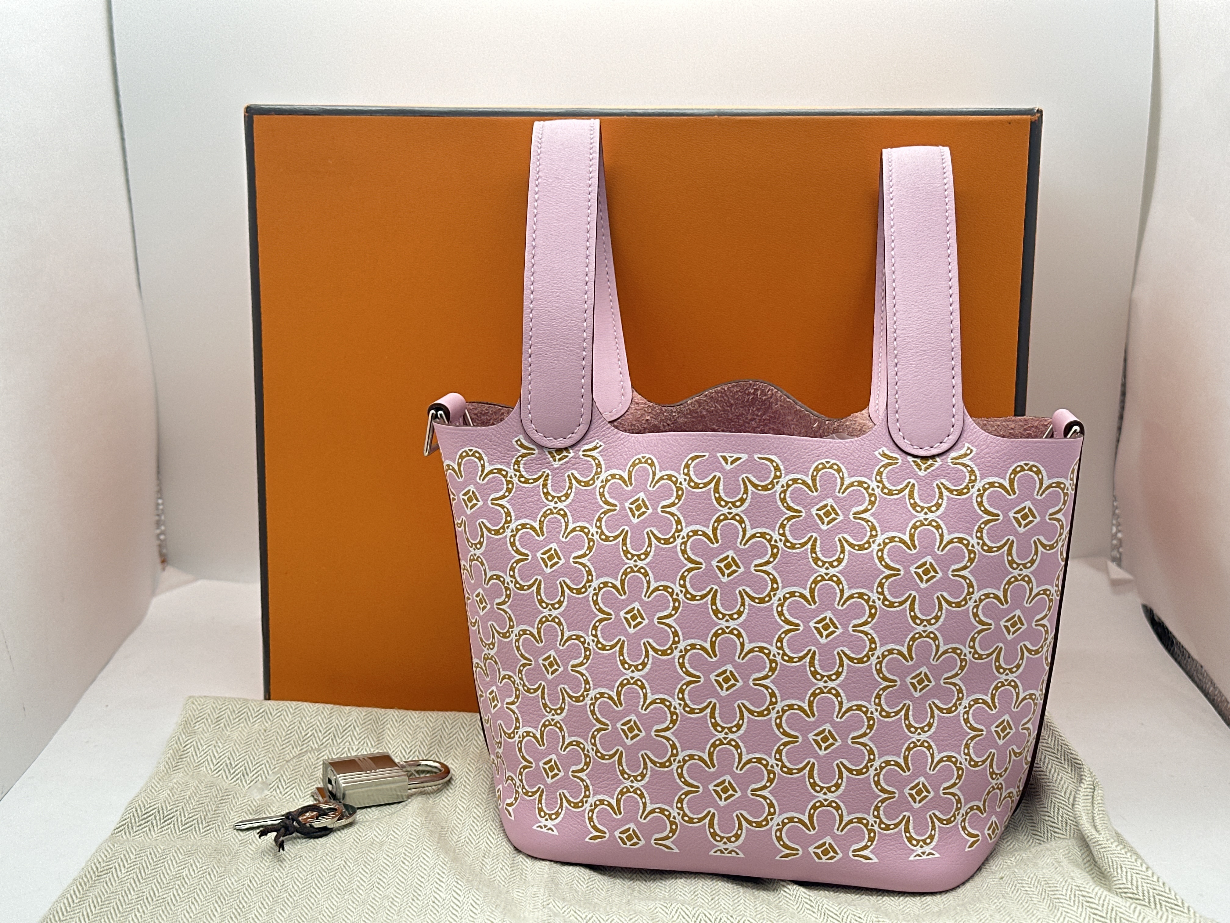 Picotin Lock Micro Lucky Daisy Handbag
