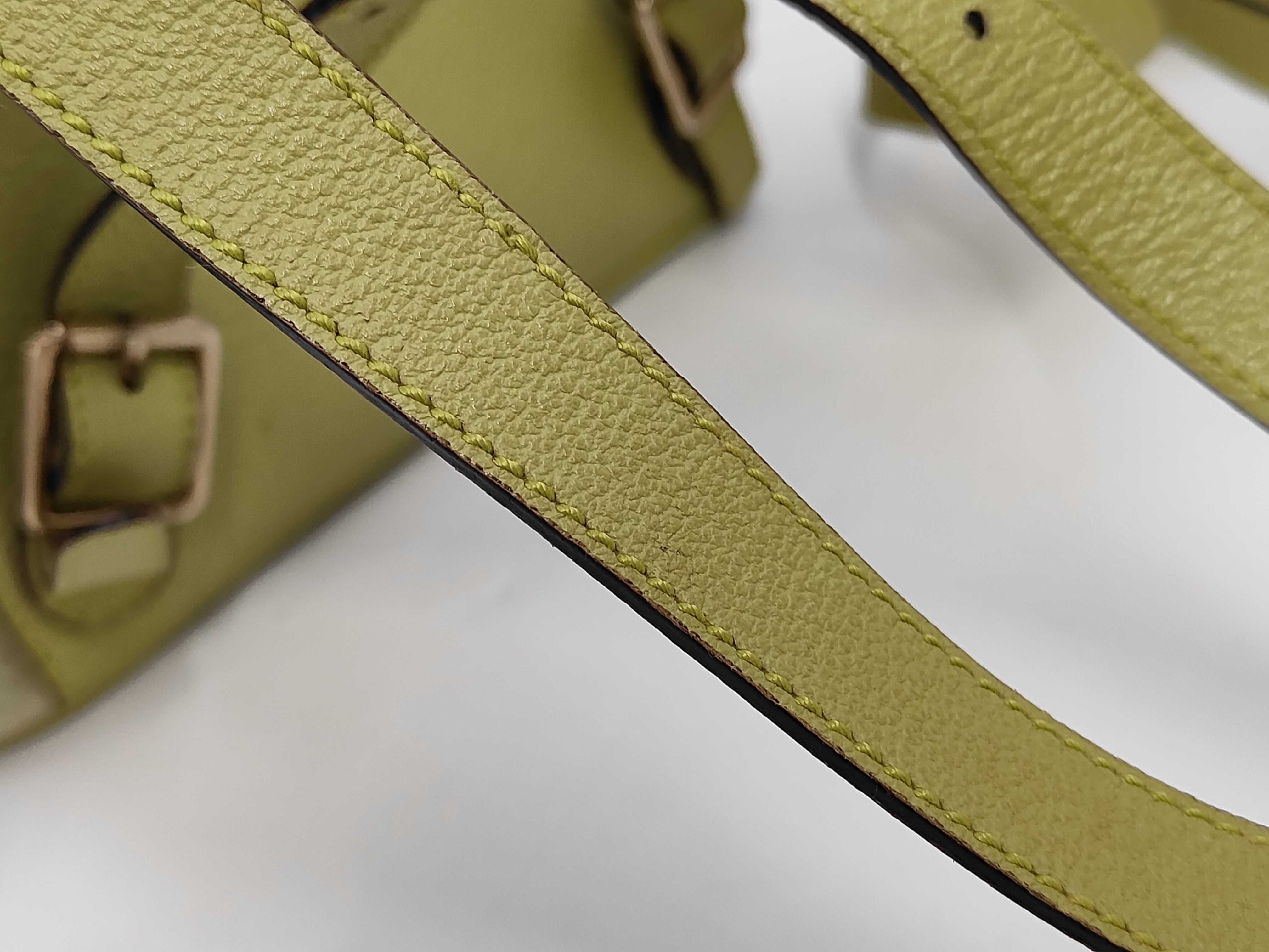 Bamboo Suede Backpack, Green — view 5