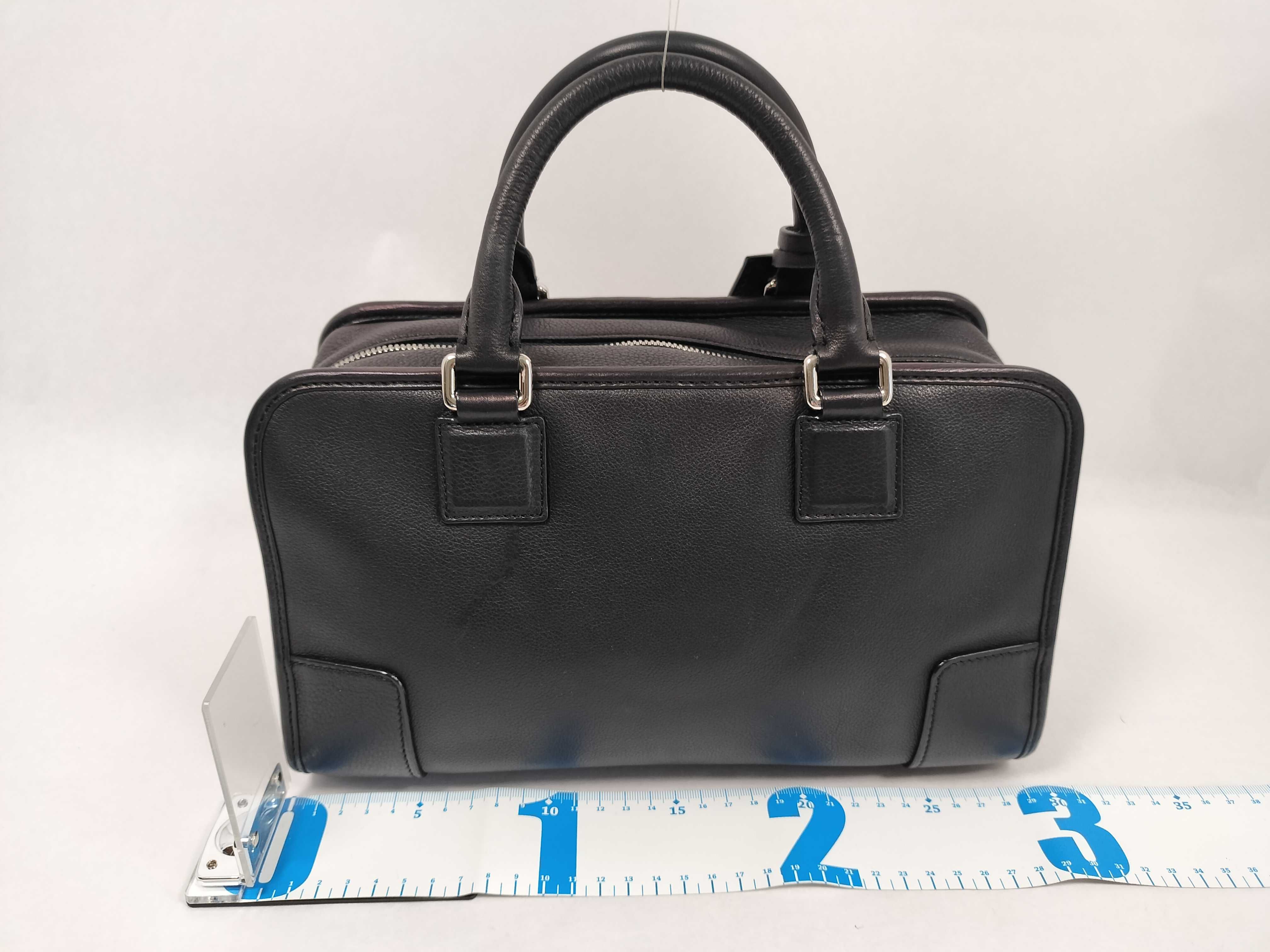 Amazona 28 Leather Handbag, Black — view 2