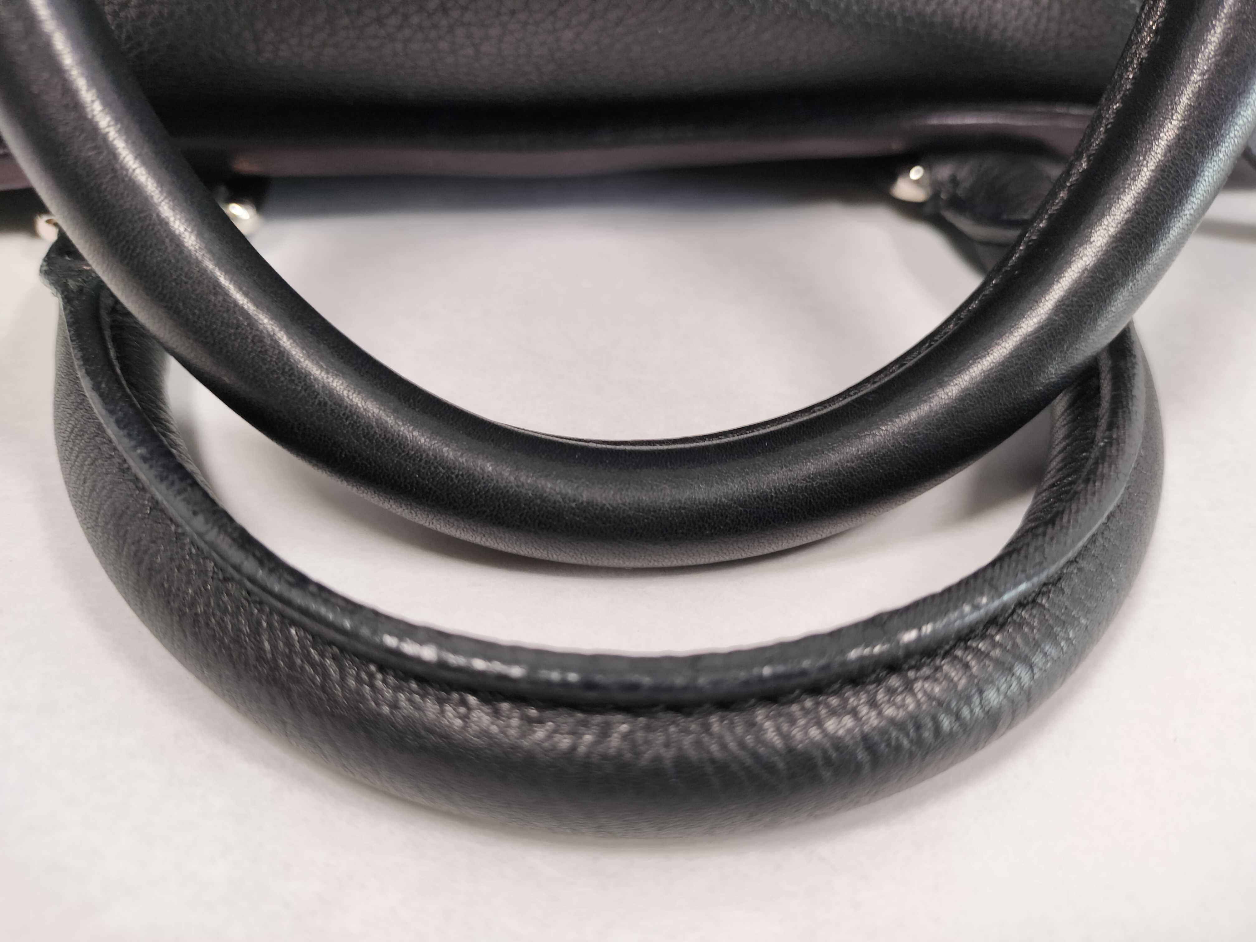 Amazona 28 Leather Handbag, Black — view 4