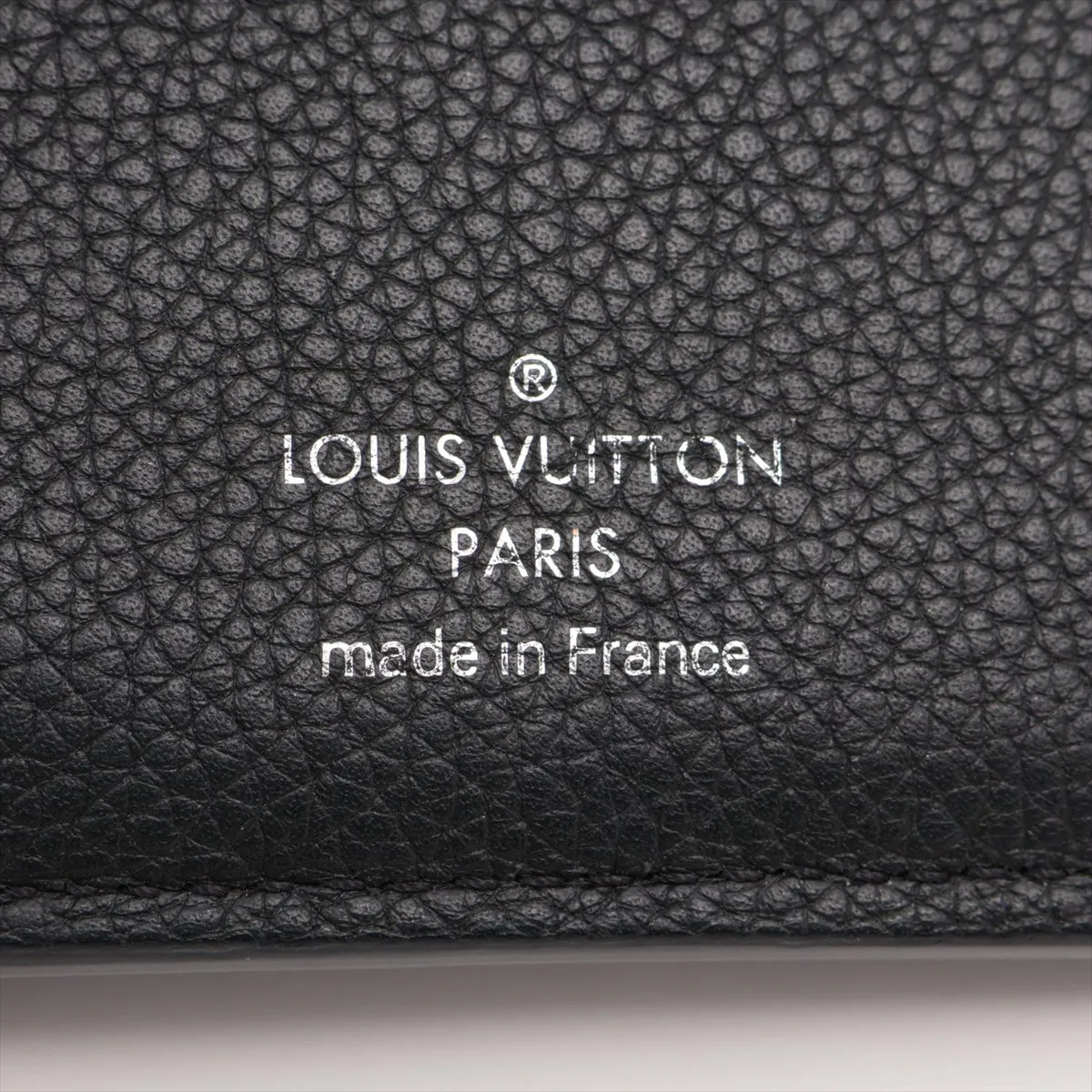 Taurillon Portefeuille MyLockme Compact M62947, serial number unknown, Noir (black) compact wallet — view 7