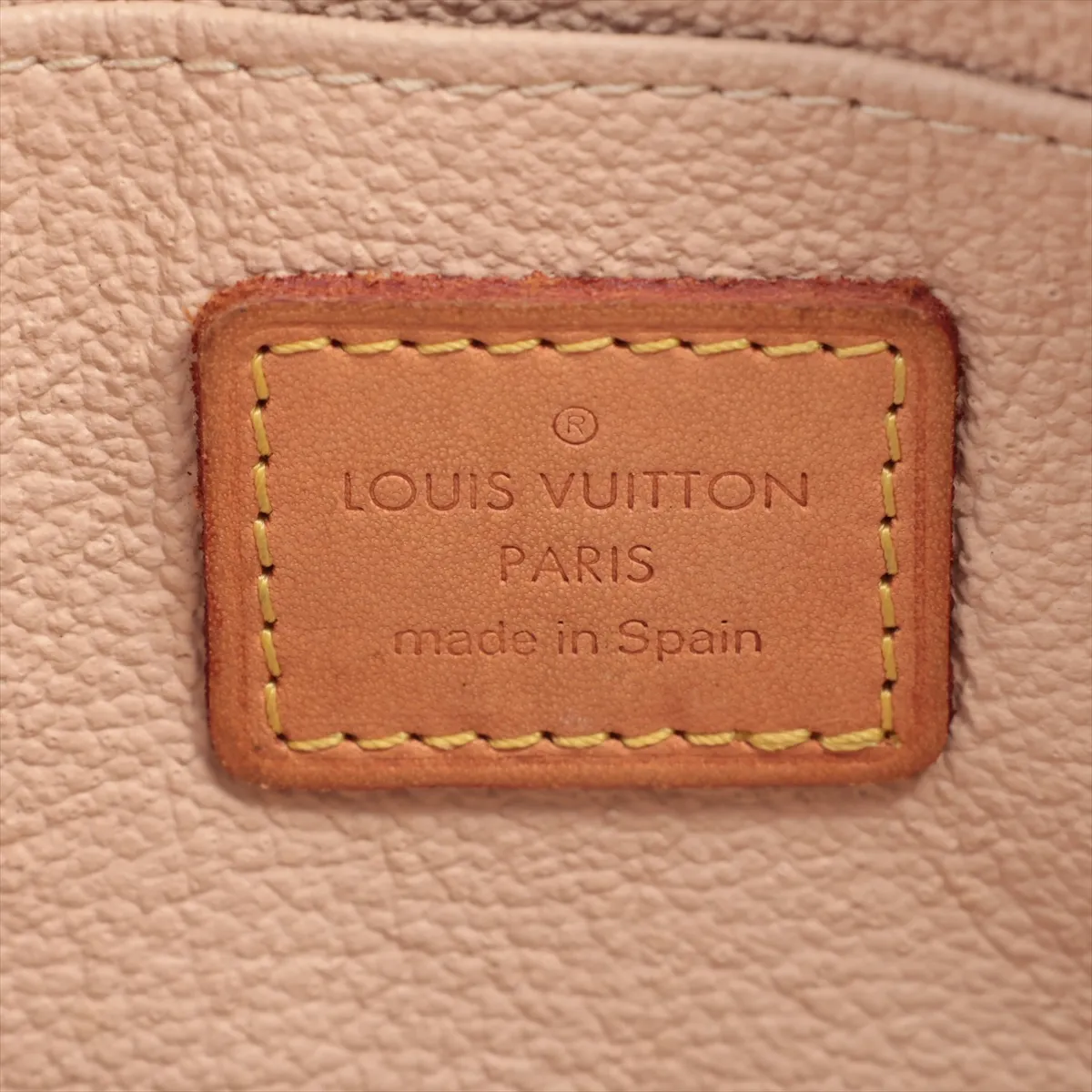 Monogram Pochette Cosmetic M47515, serial number unknown, brown pouch — view 4