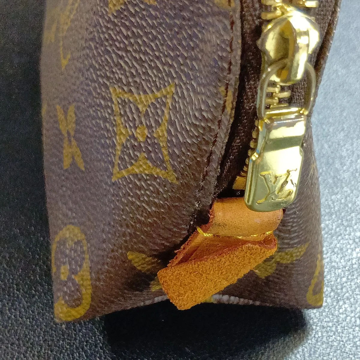 Monogram Pochette Cosmetic M47515, serial number unknown, brown pouch — view 8