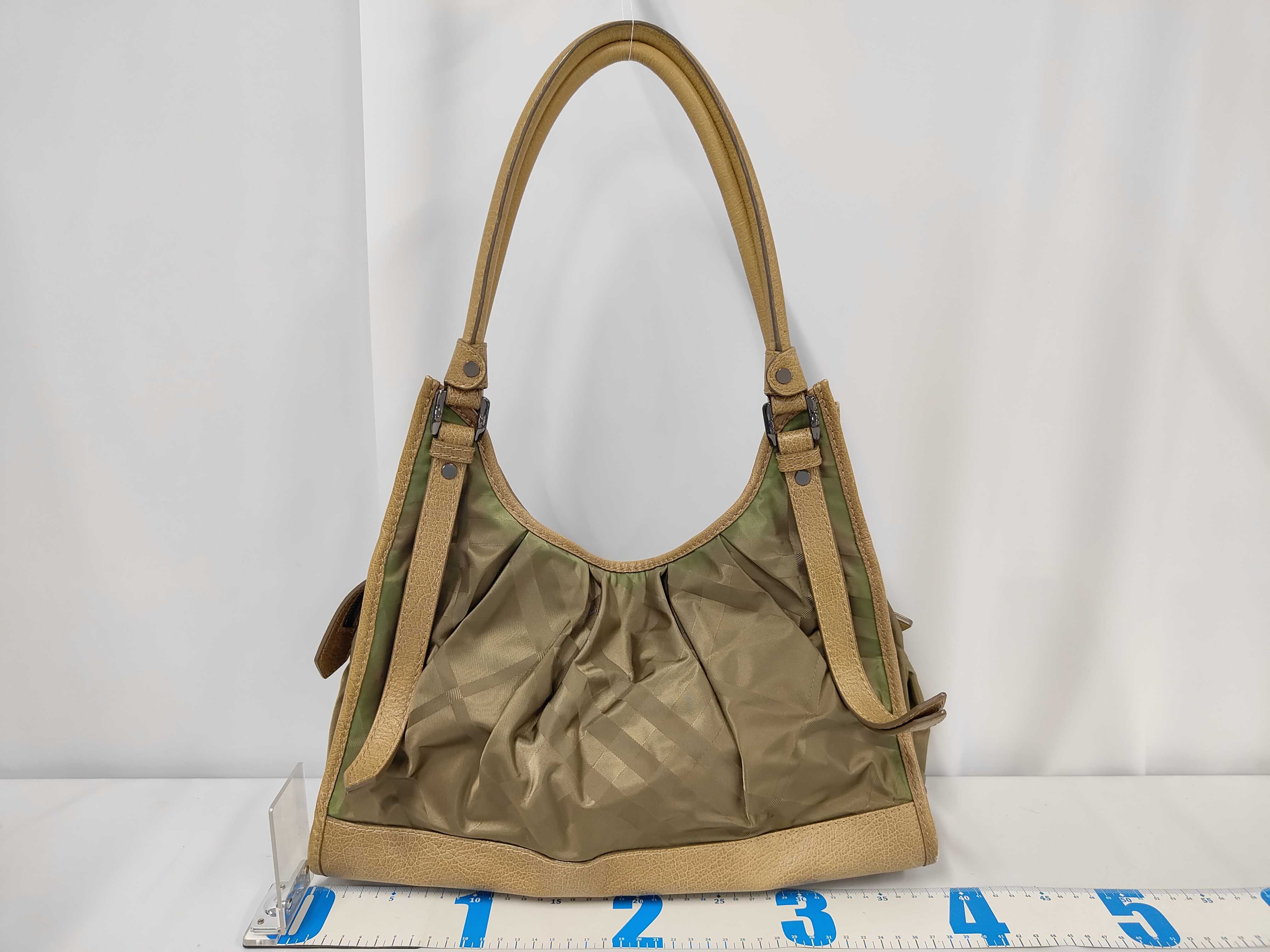 Nylon Leather Tote Bag 0830-1 — view 2