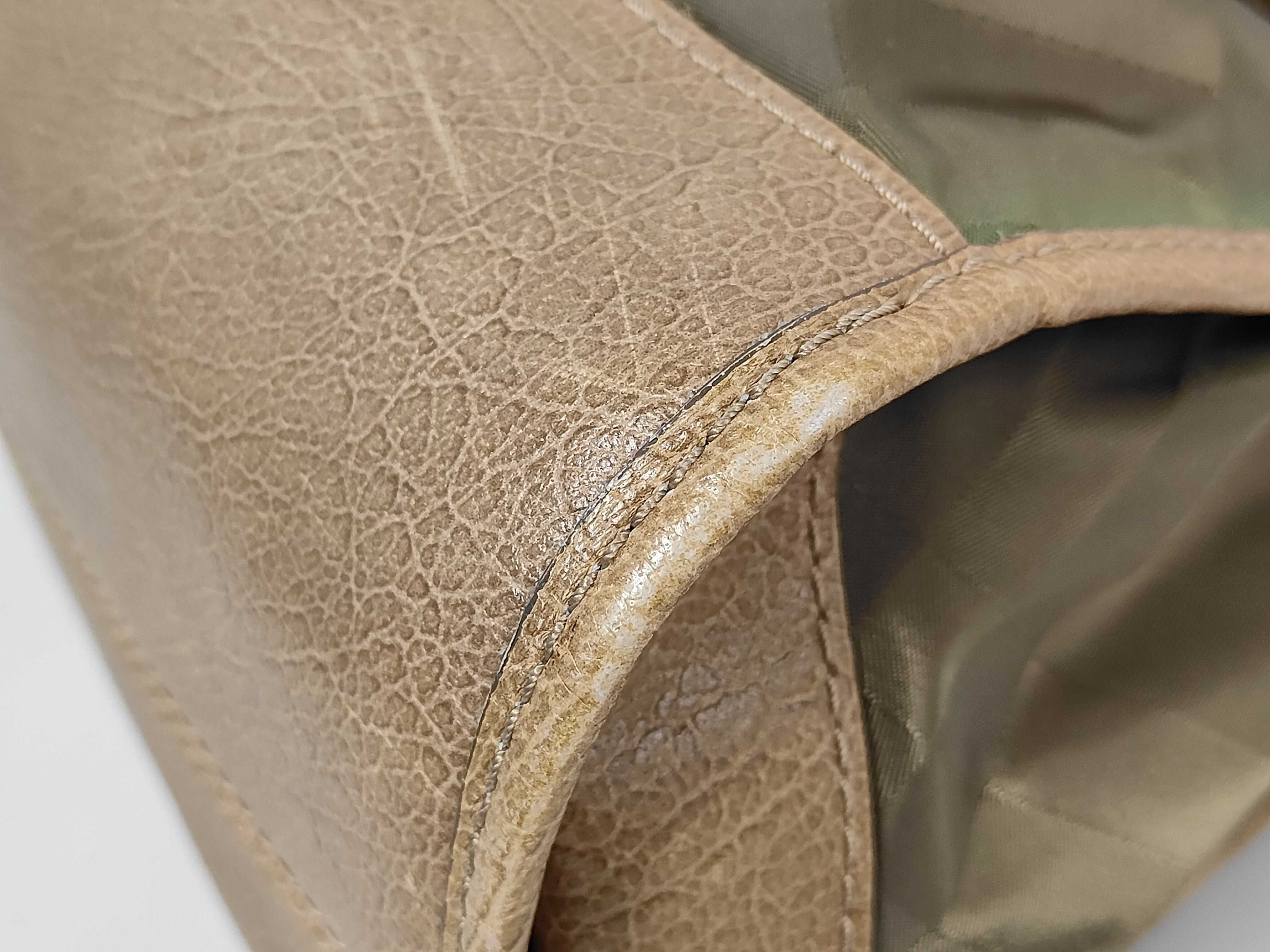 Nylon Leather Tote Bag 0830-1 — view 6