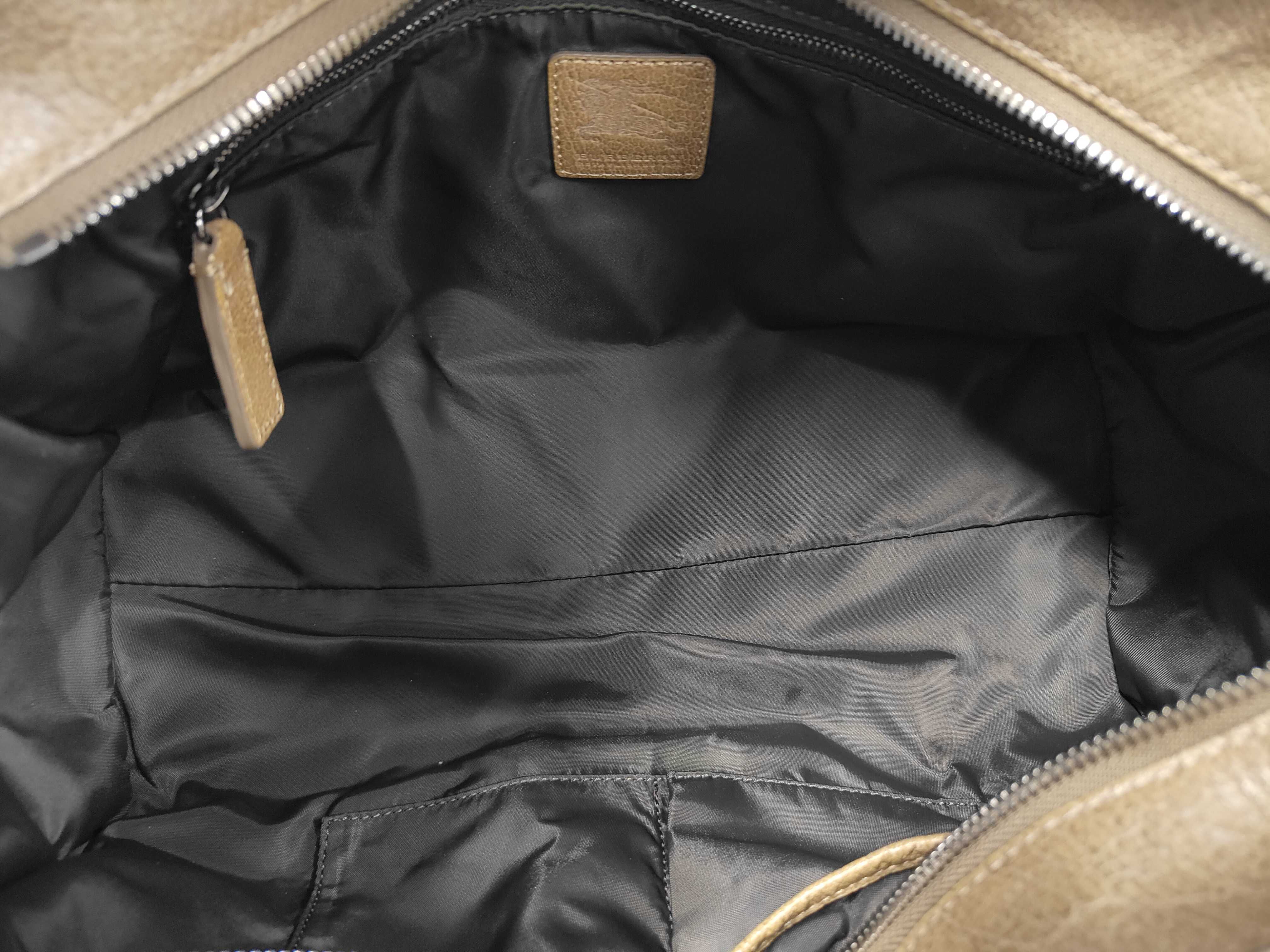 Nylon Leather Tote Bag 0830-1 — view 8