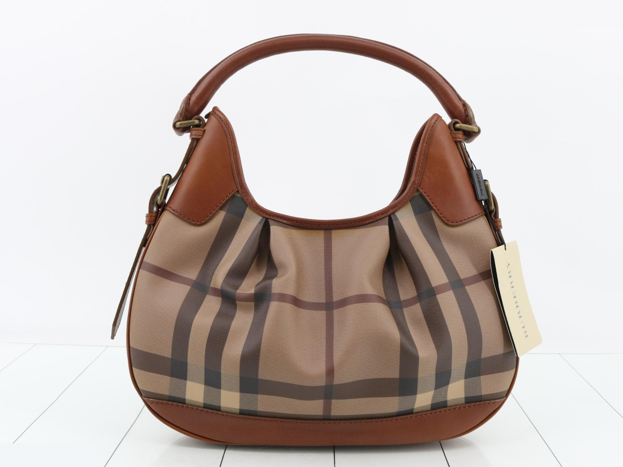 Nova Check Leather Handbag — view 2