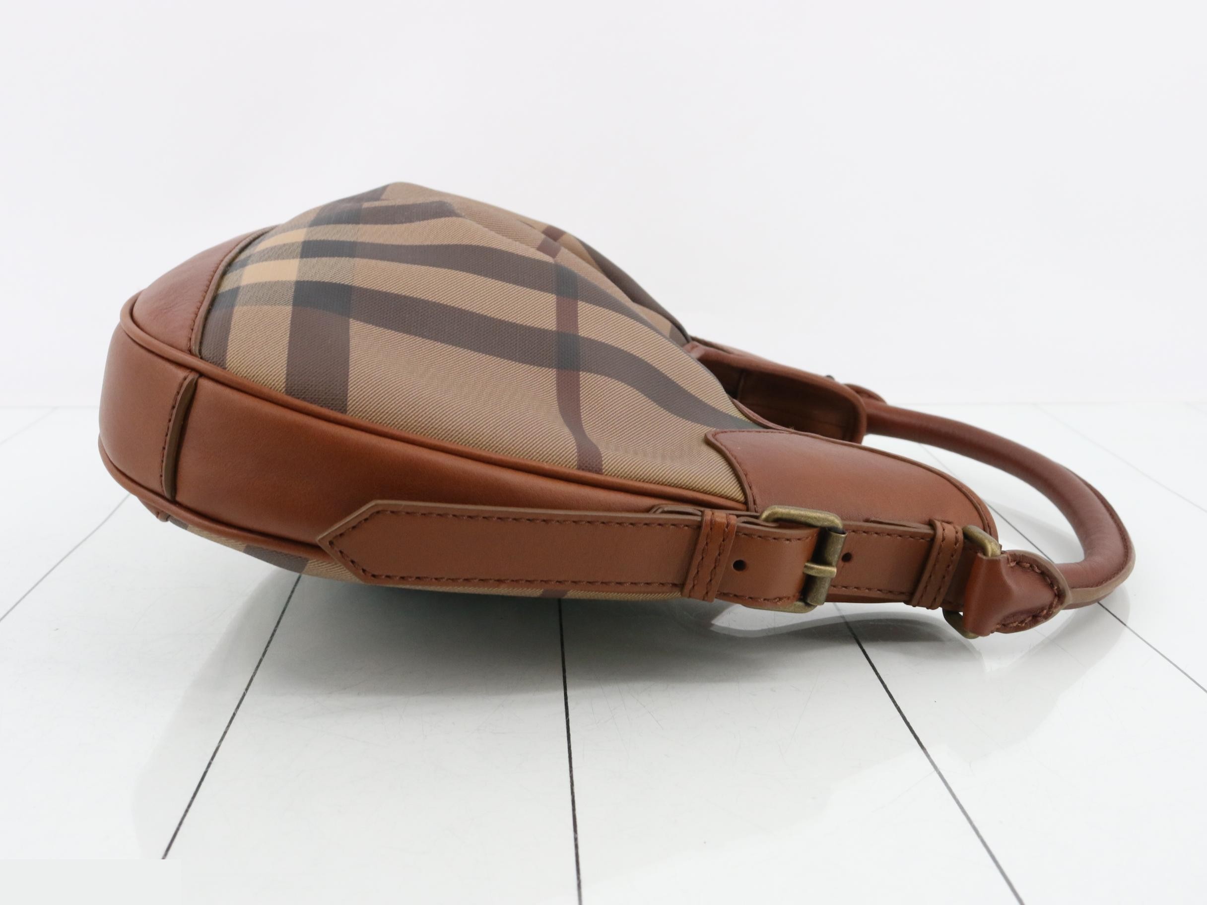 Nova Check Leather Handbag — view 3