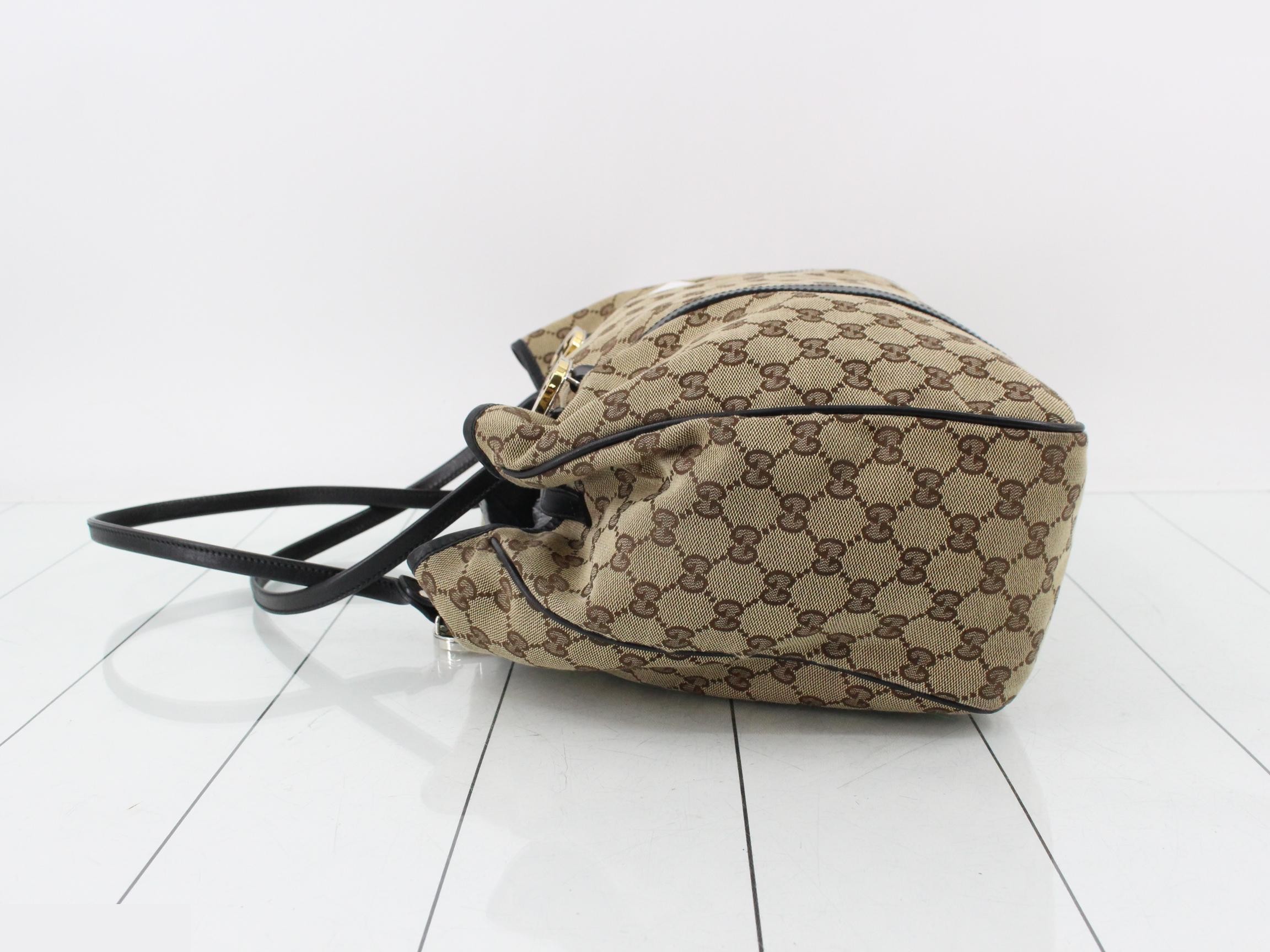 Canvas Tote Bag, Interlocking Design, 232956, 520981 — view 4