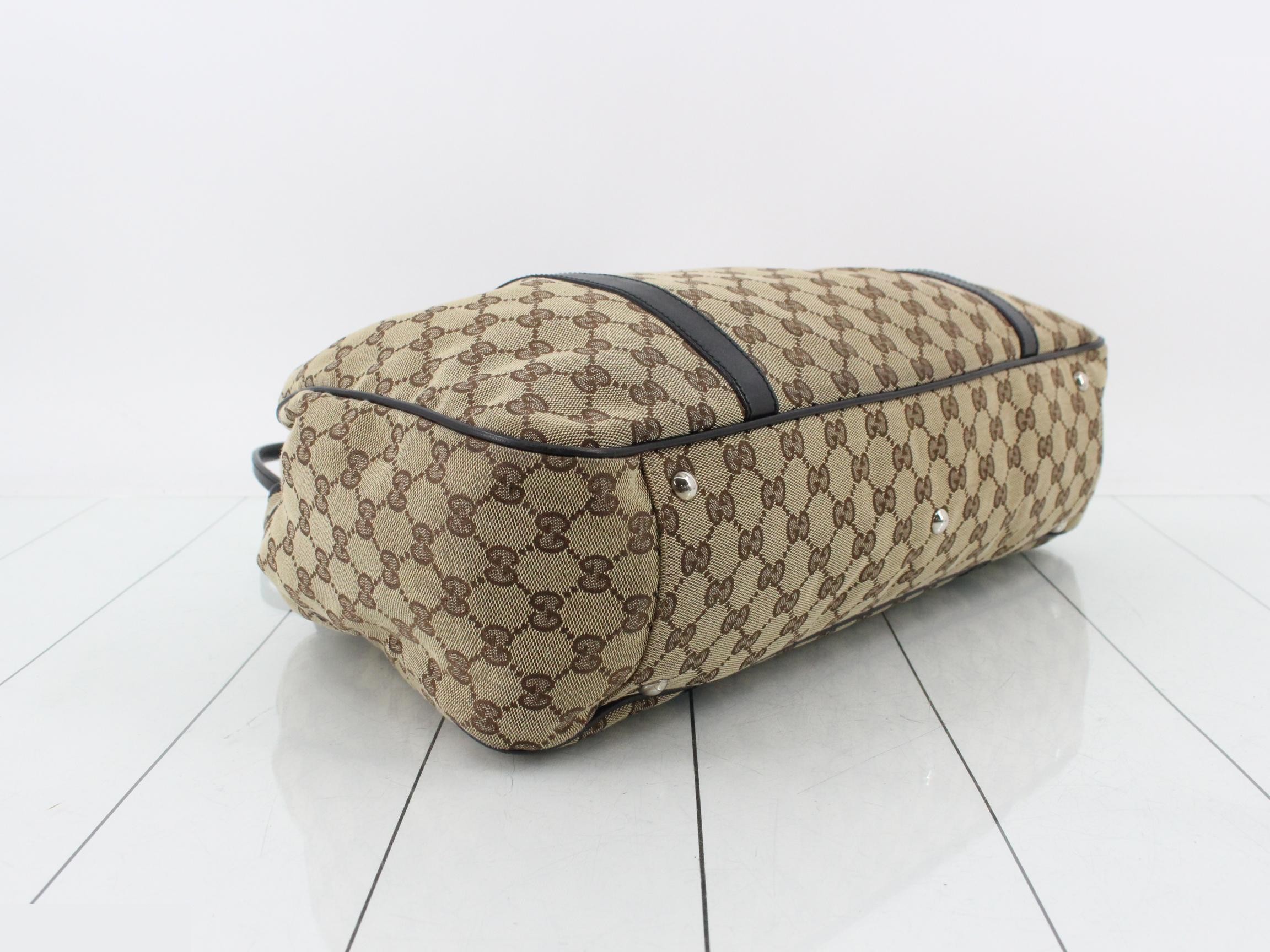 Canvas Tote Bag, Interlocking Design, 232956, 520981 — view 5