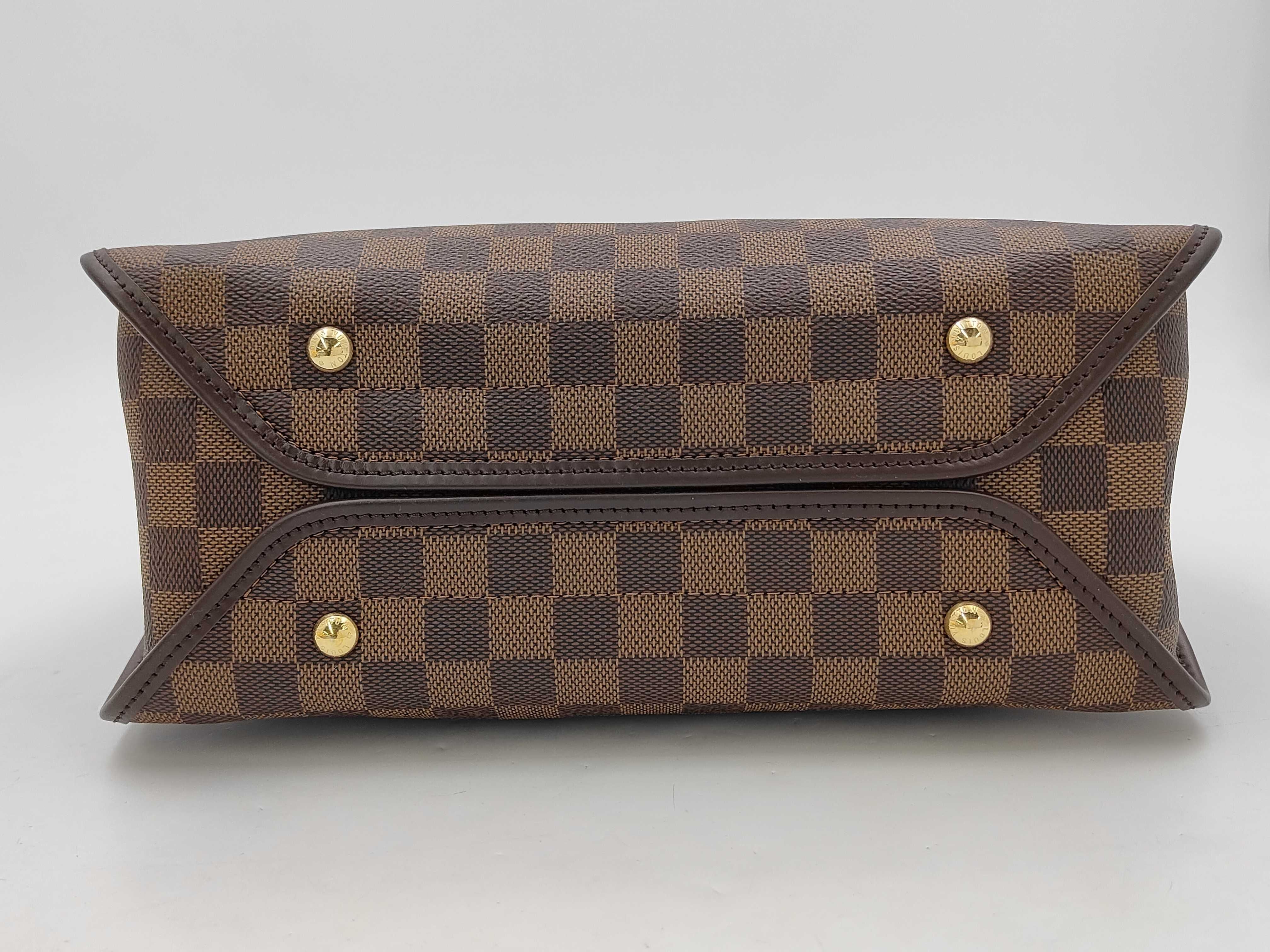 Damier LV Damier N41425 Duomo RFID AR0147 Shoulder Bag with Dust Bag and Separate Strap — view 6