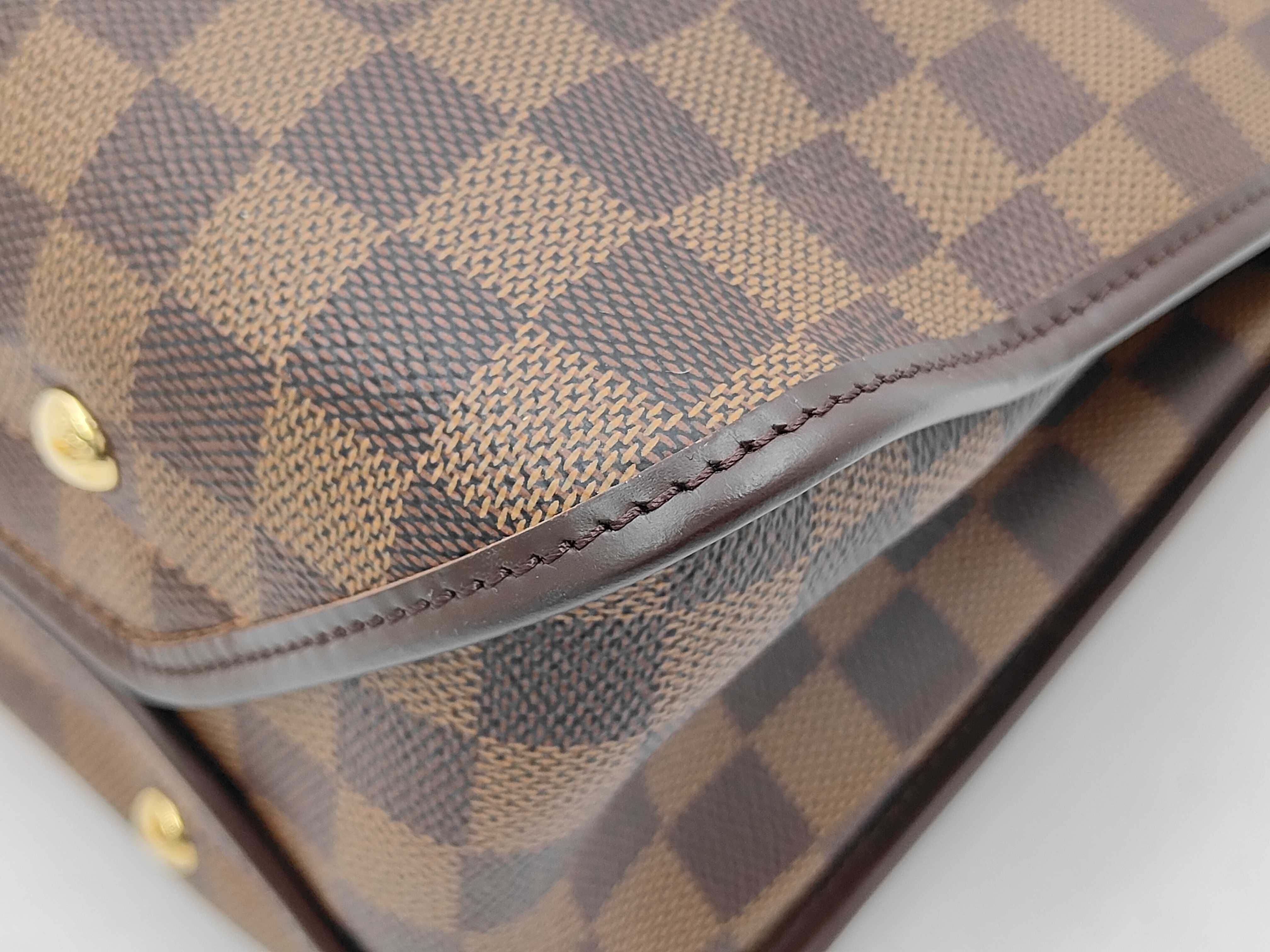 Damier LV Damier N41425 Duomo RFID AR0147 Shoulder Bag with Dust Bag and Separate Strap — view 7