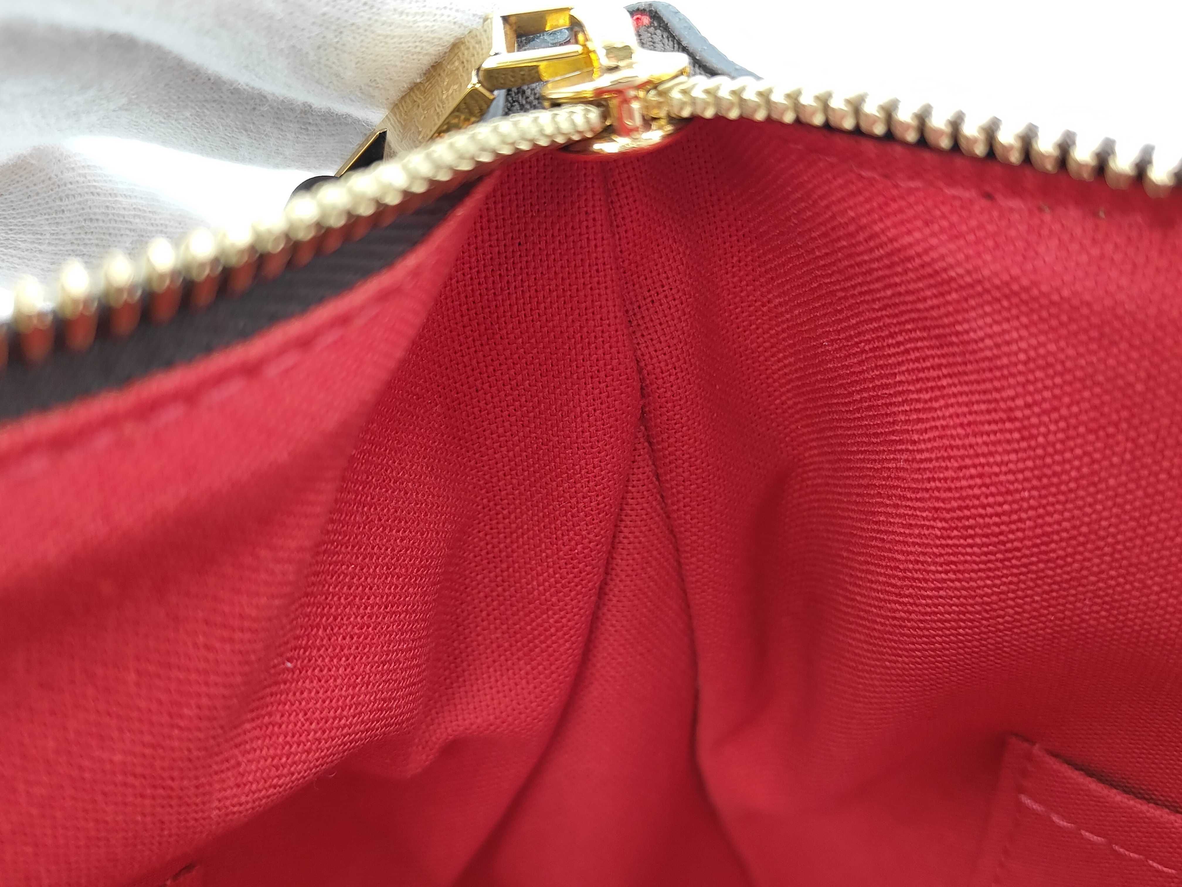 Damier LV Damier N41425 Duomo RFID AR0147 Shoulder Bag with Dust Bag and Separate Strap — view 9