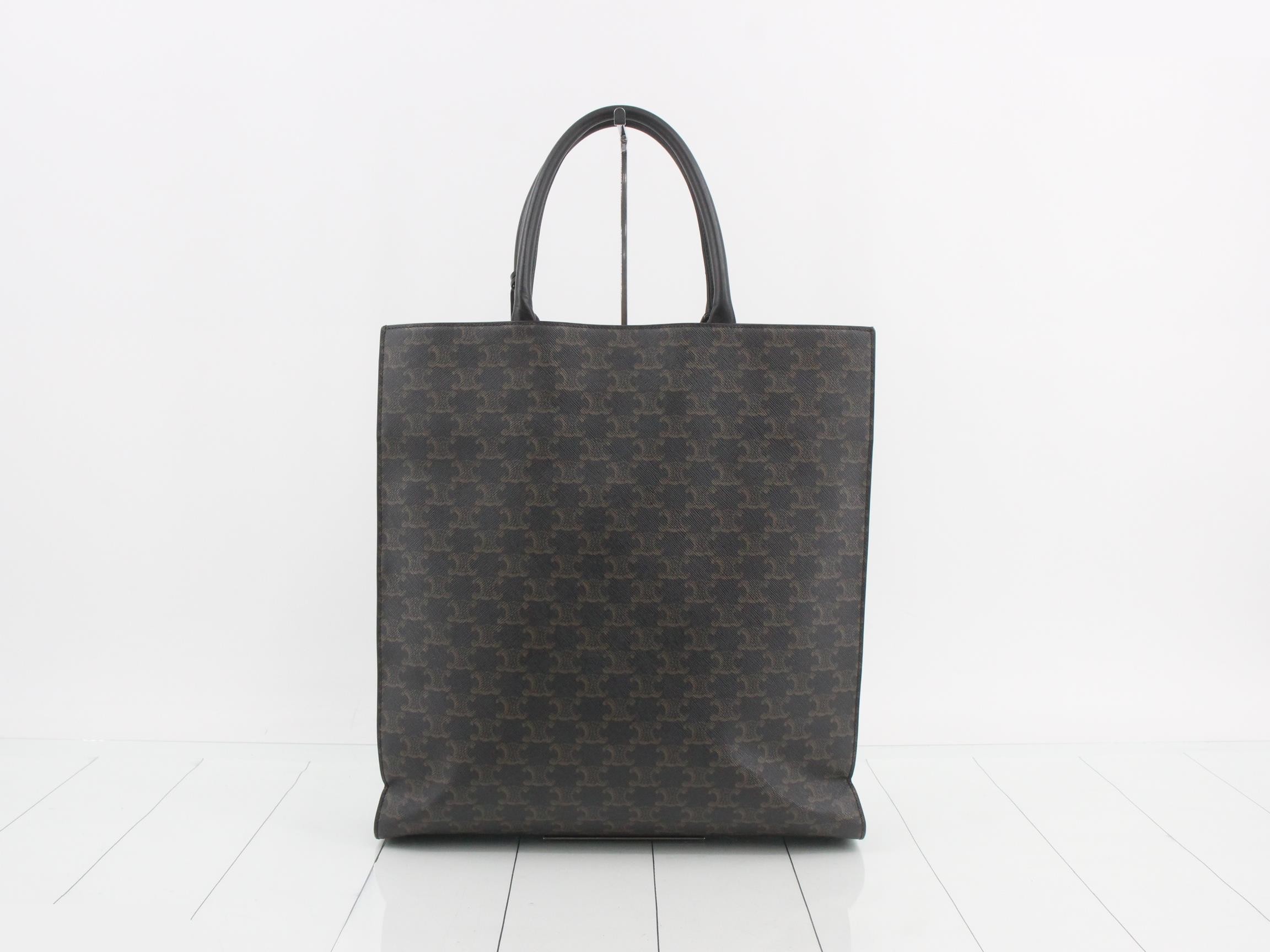 Triomphe Vertical Cabas PVC Tote Bag — view 2