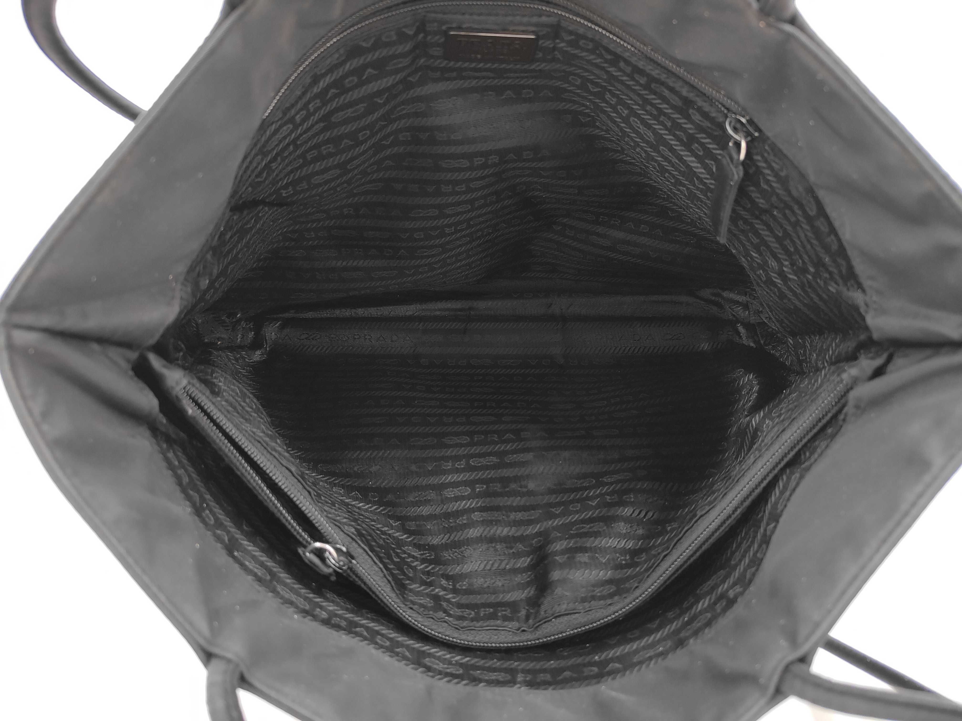 nylon tote bag, black, size W36 (approx.), no white tag. — view 11