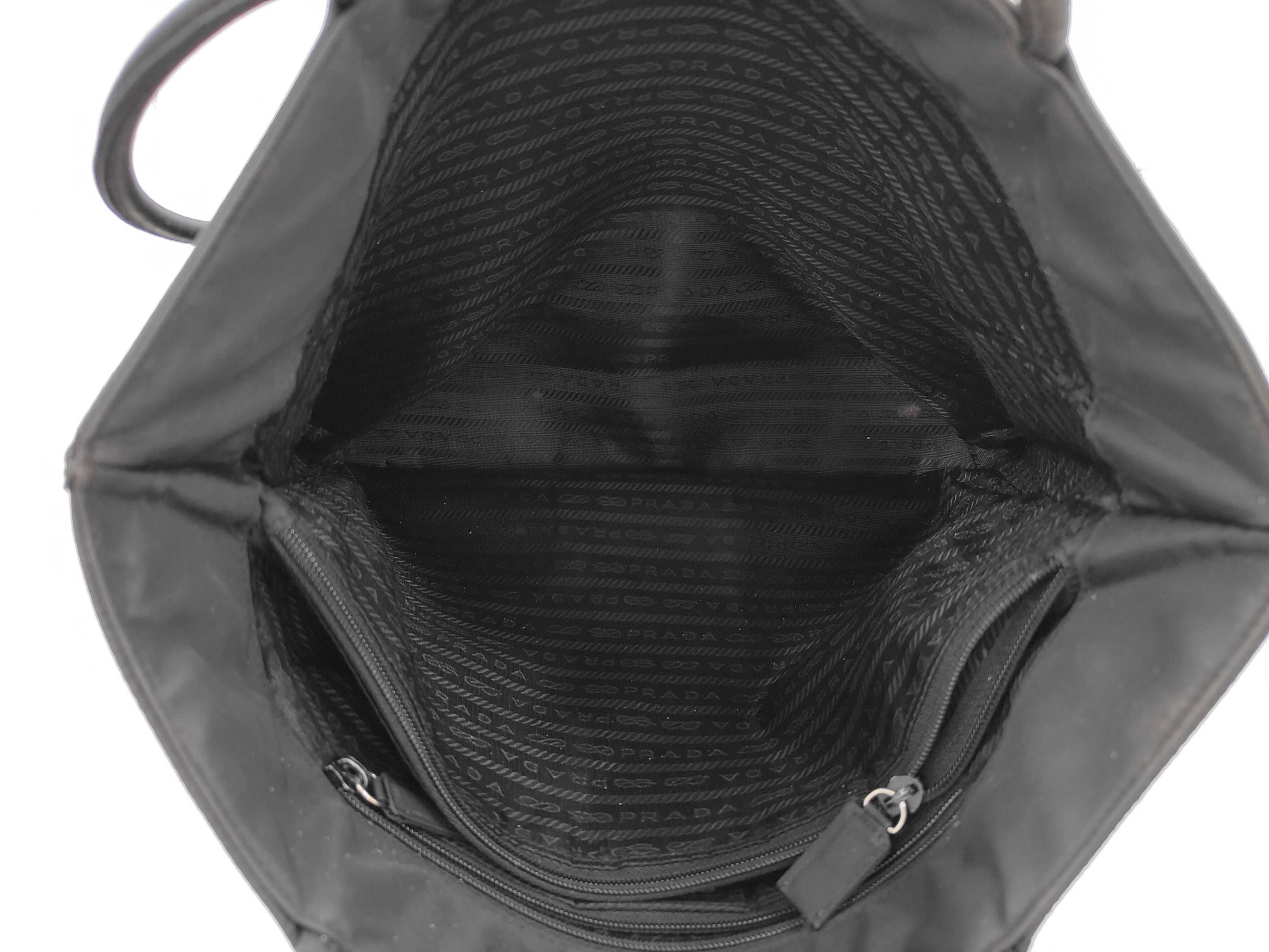 nylon tote bag, black, size W36 (approx.), no white tag. — view 12