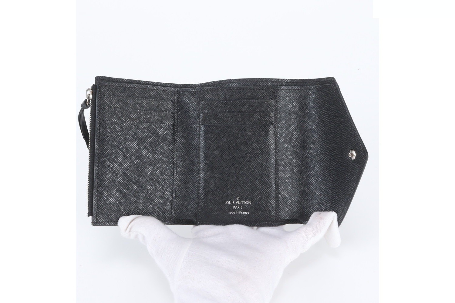 Epi Portefeuille Victorine M62173 Leather Tri-fold Wallet — view 6