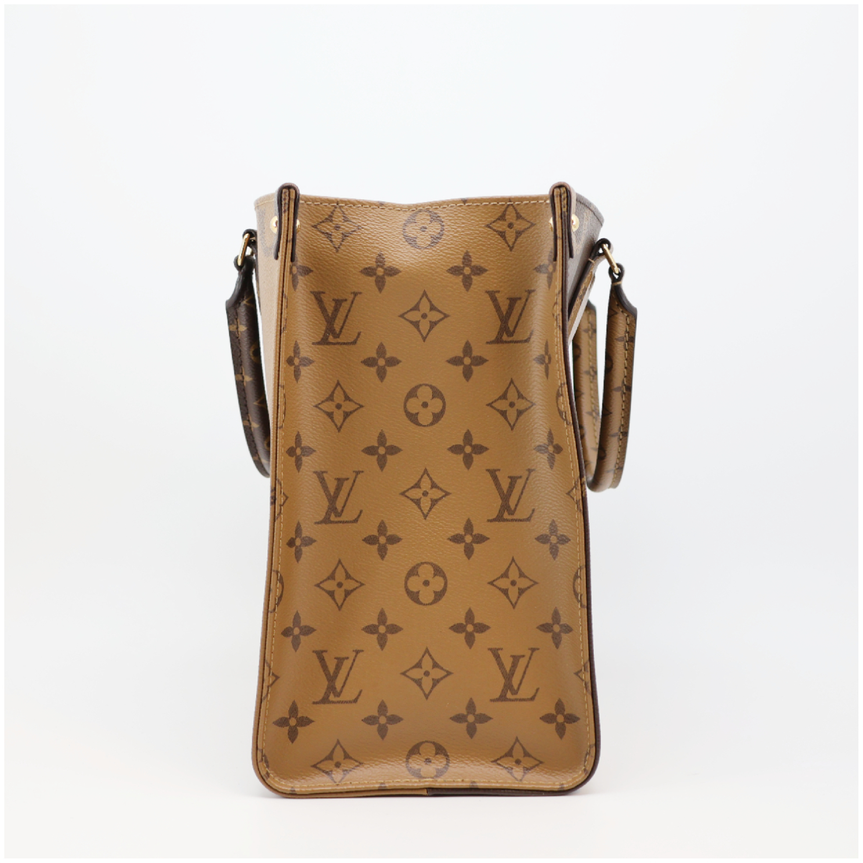 Giant Monogram Reverse OnTheGo MM M45321 RFID Verified Tote Bag Handbag — view 3