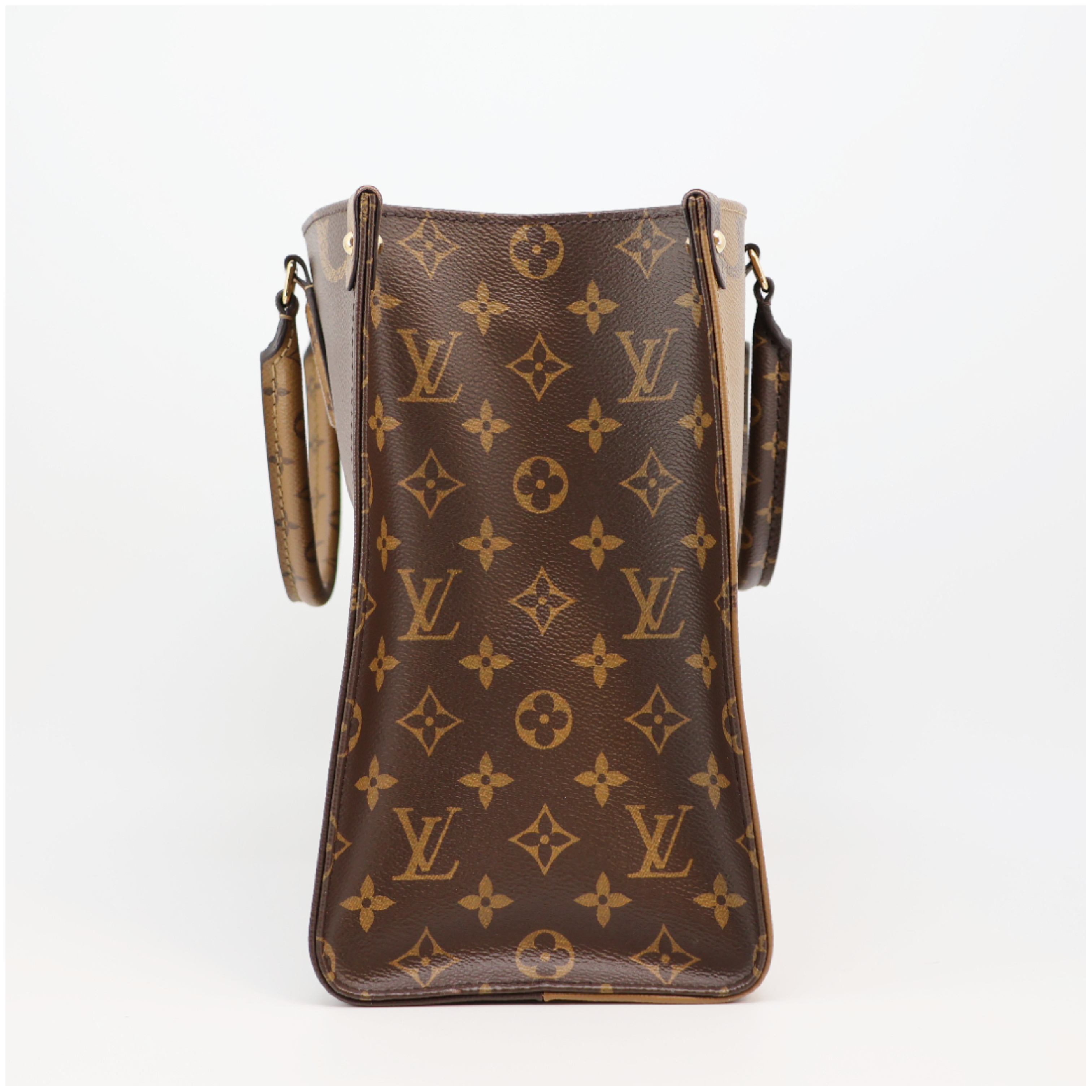 Giant Monogram Reverse OnTheGo MM M45321 RFID Verified Tote Bag Handbag — view 4