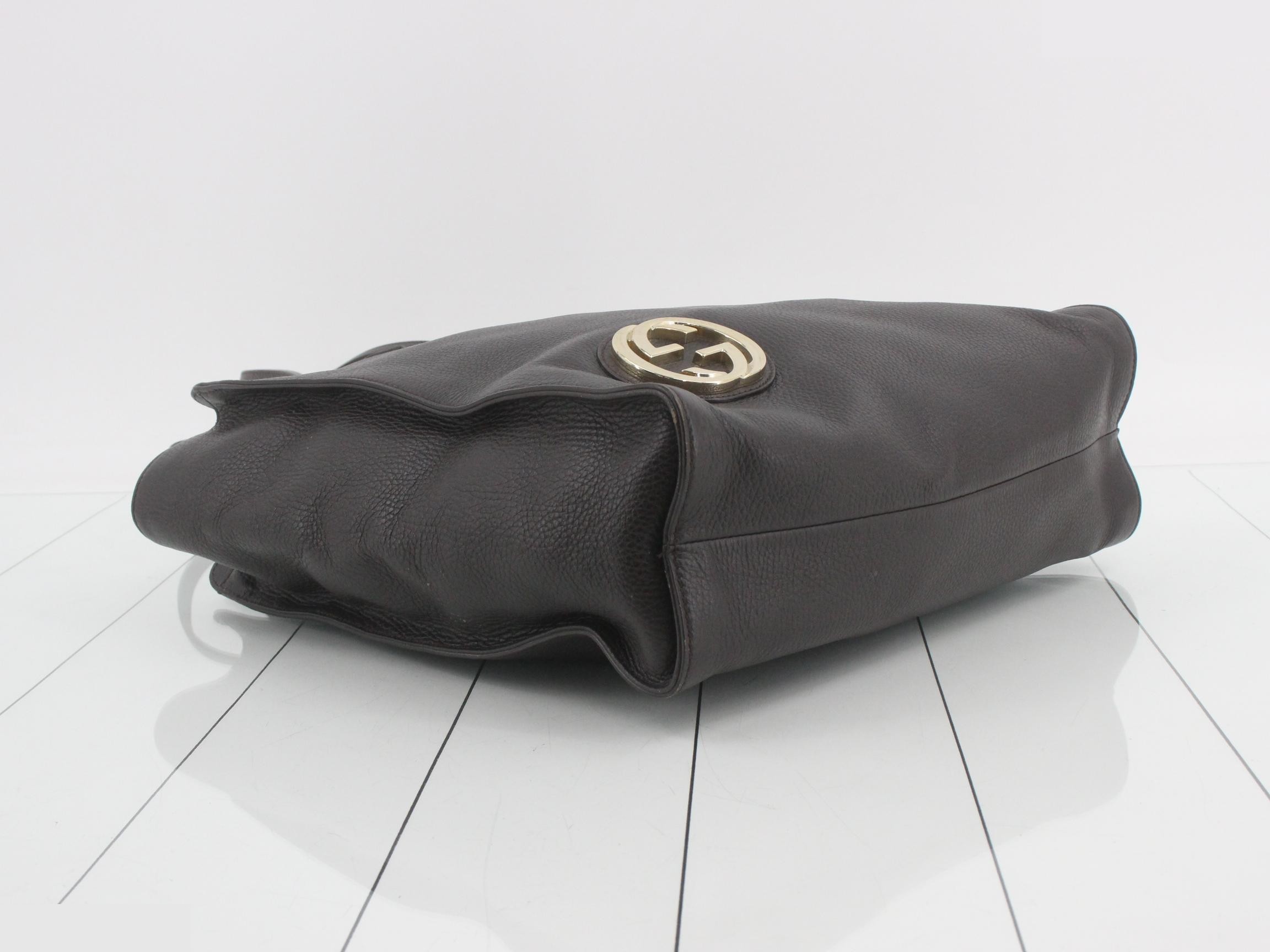 Interlocking G Leather Tote Bag — view 5