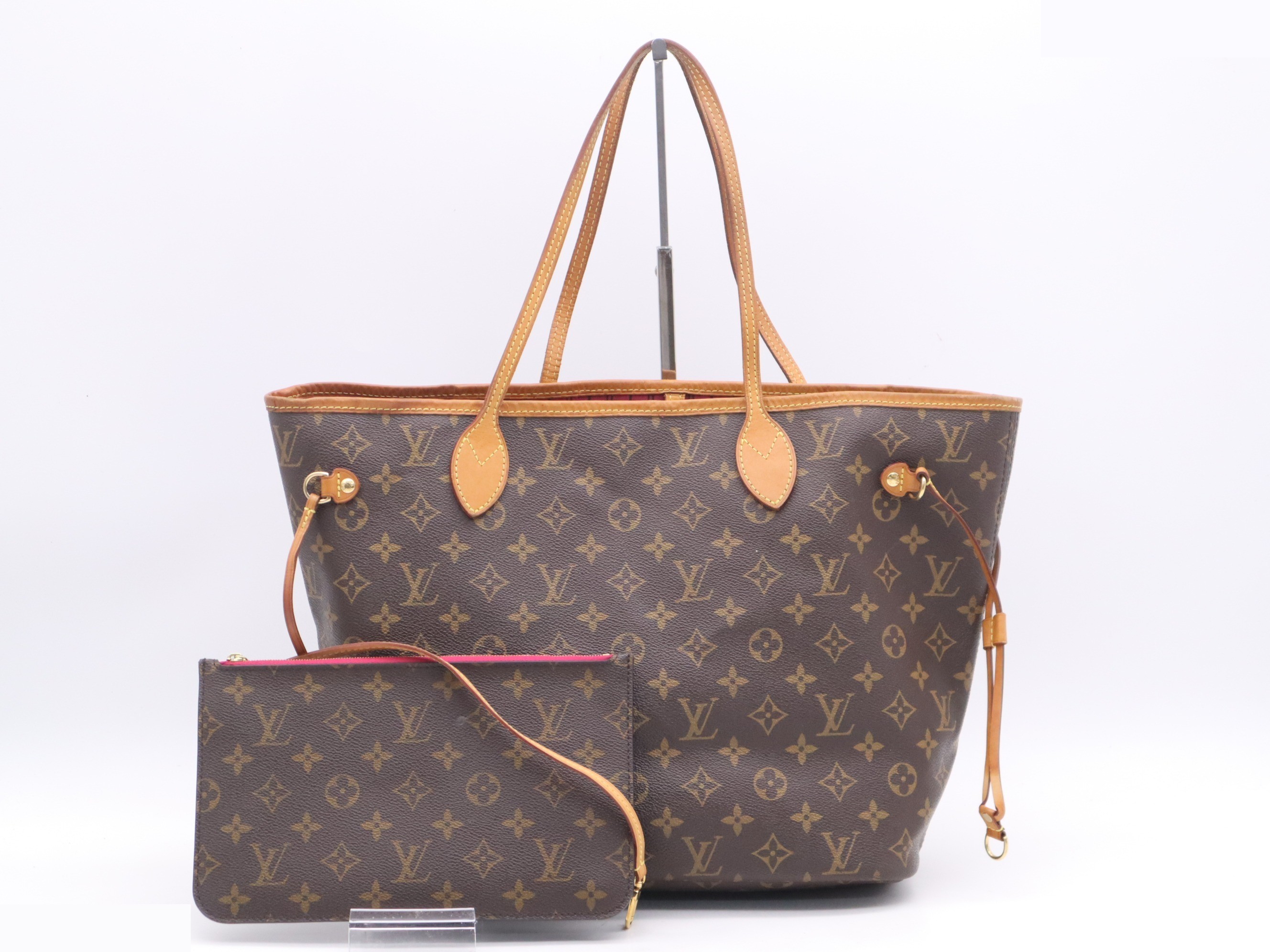 Neverfull MM Pivoine with Pouch