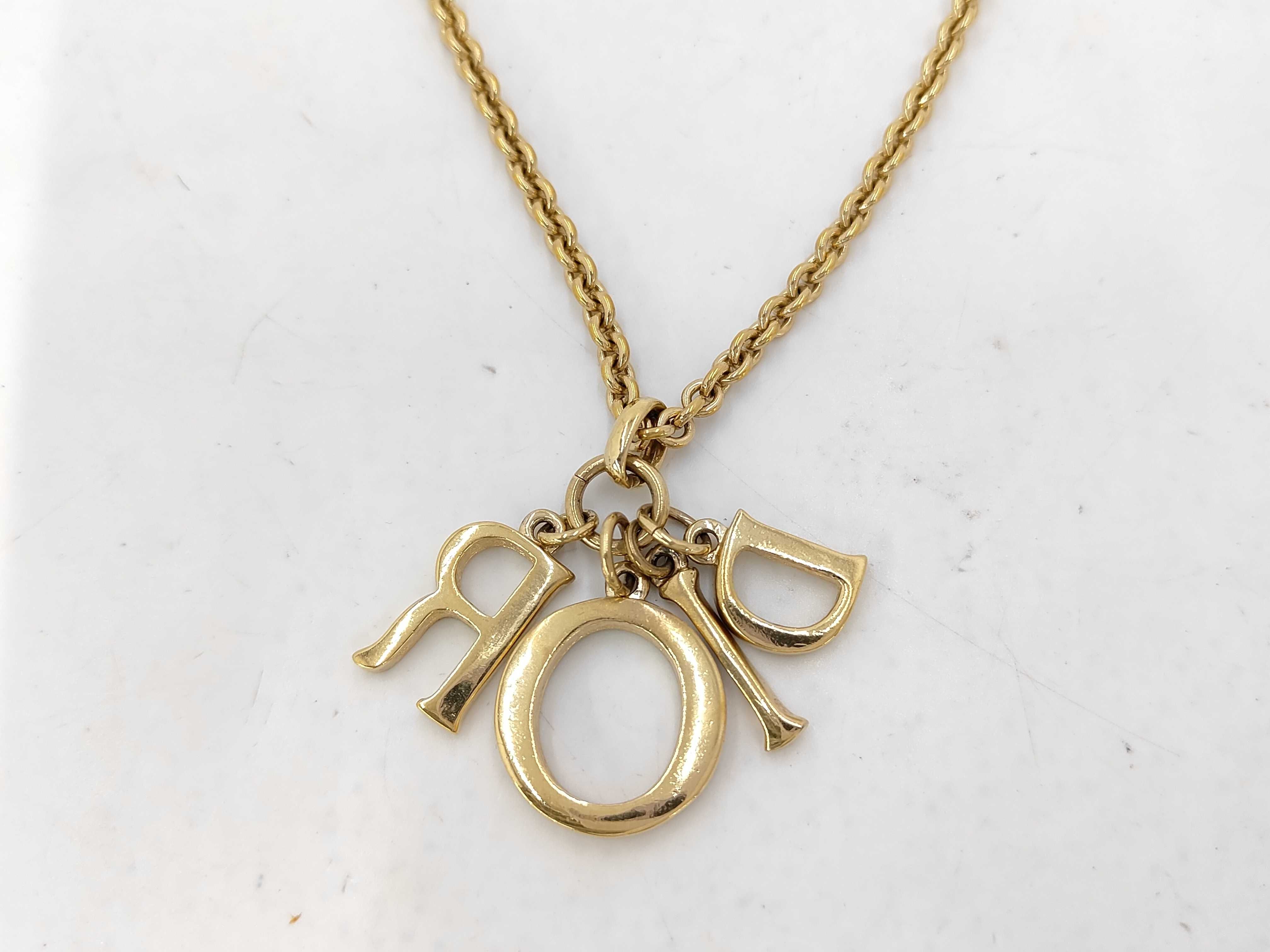 Gold 4-strand Logo Necklace — view 2