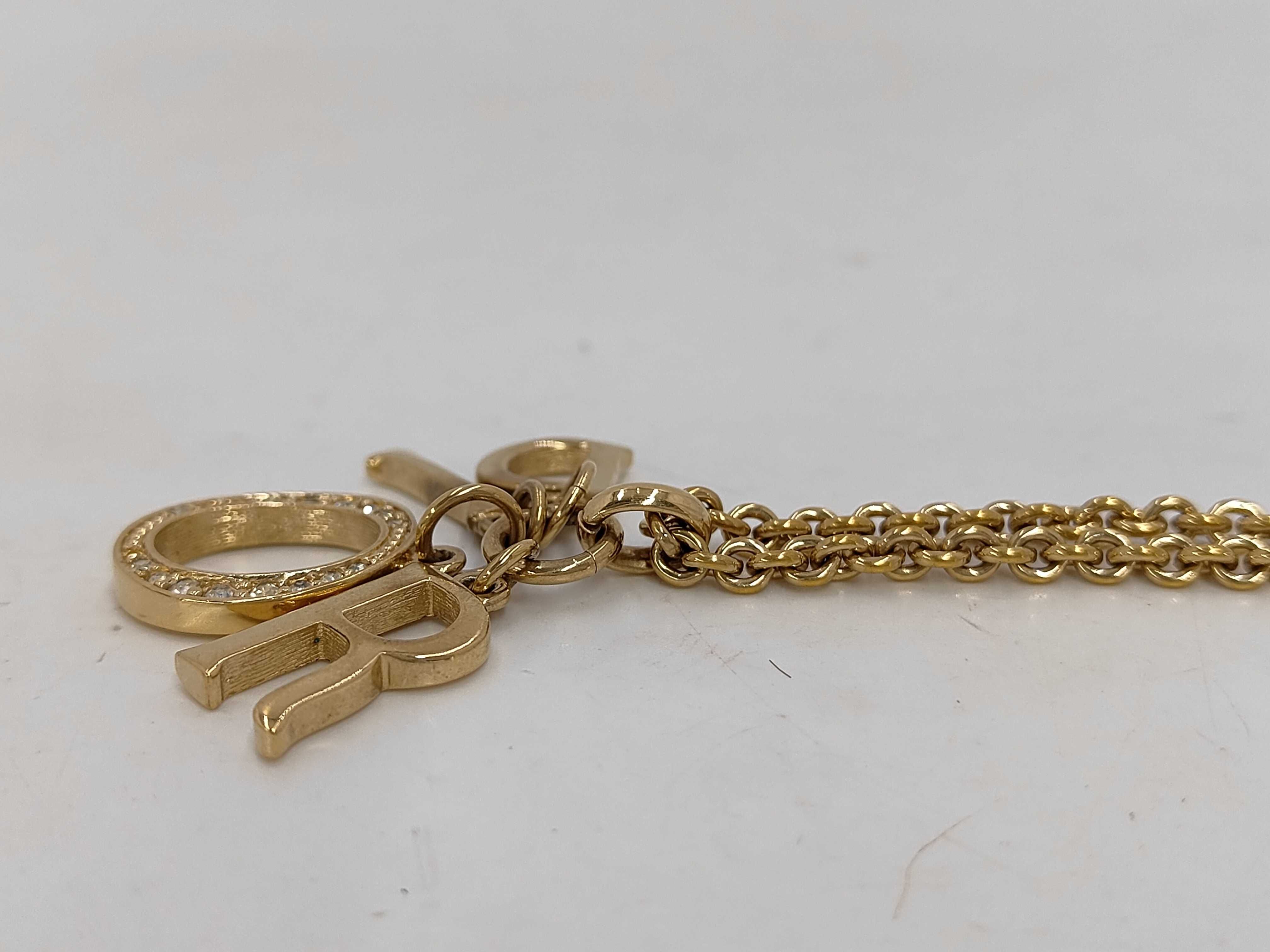 Gold 4-strand Logo Necklace — view 3