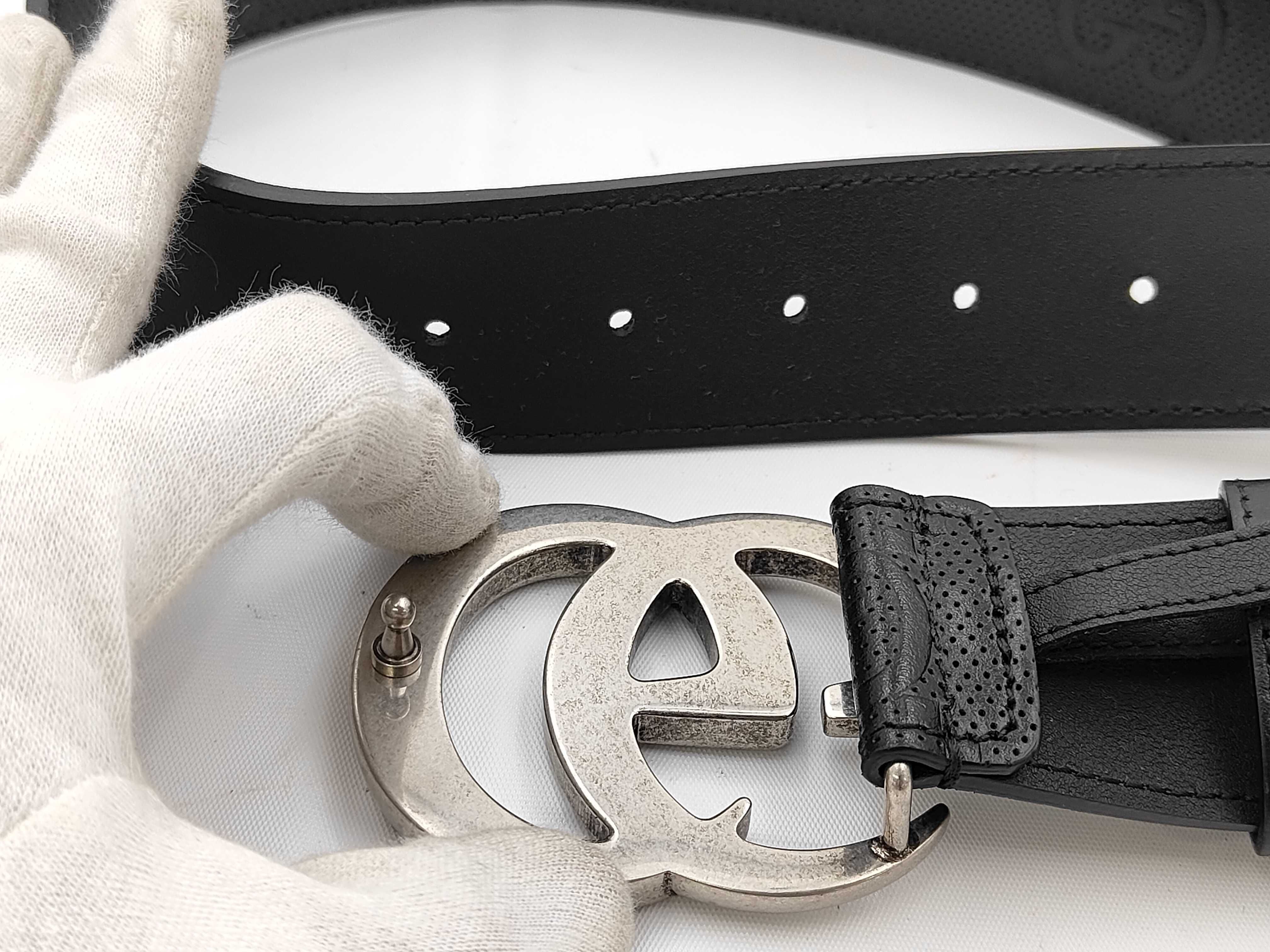 406331 GG Embossed Belt 70 / 28 Belt — view 4