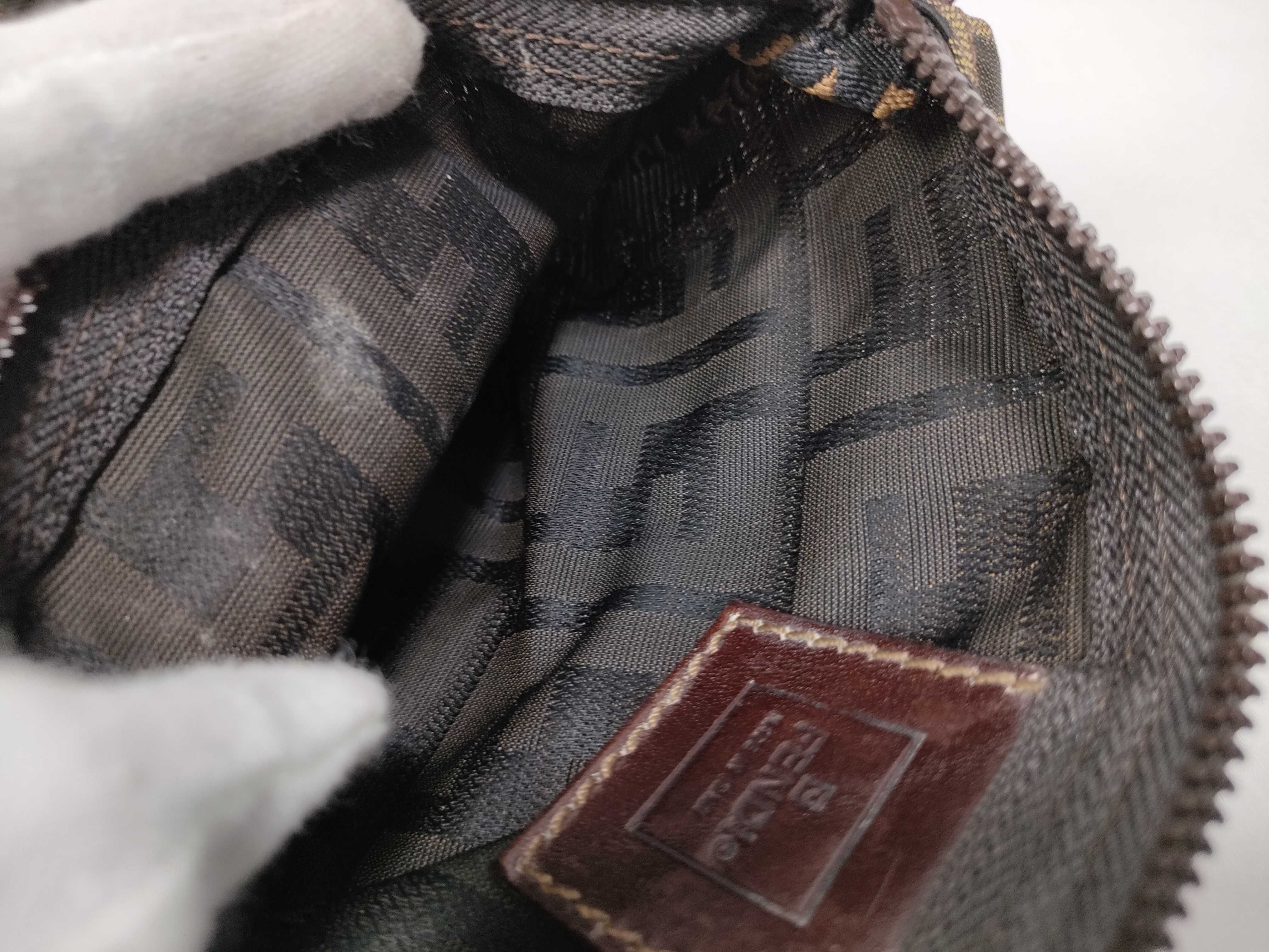 Zucca pattern pouch, brown pouch — view 12