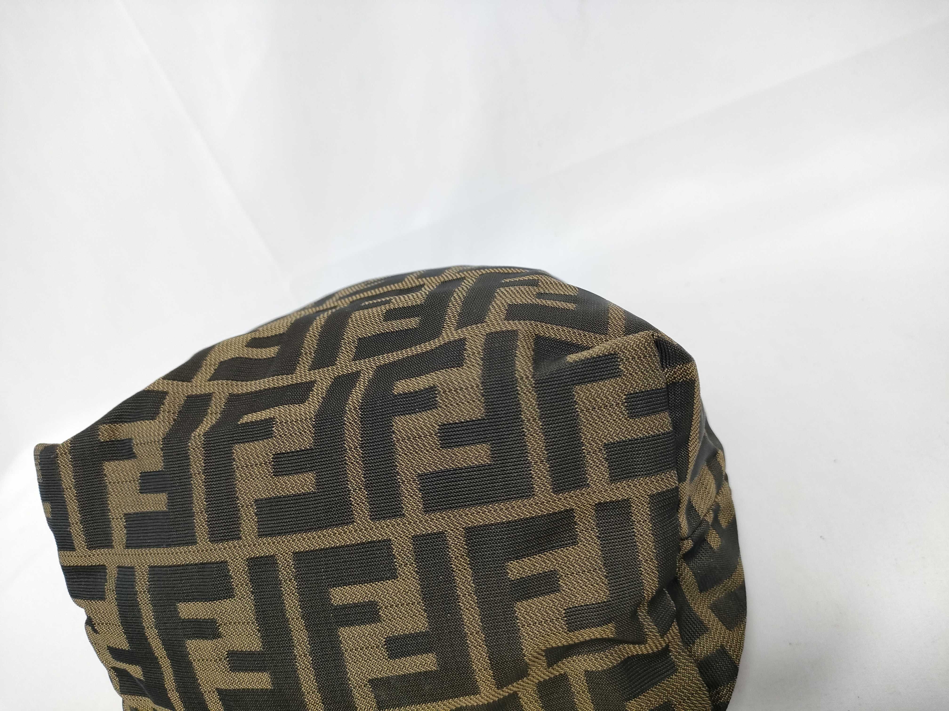 Zucca pattern pouch, brown pouch — view 4