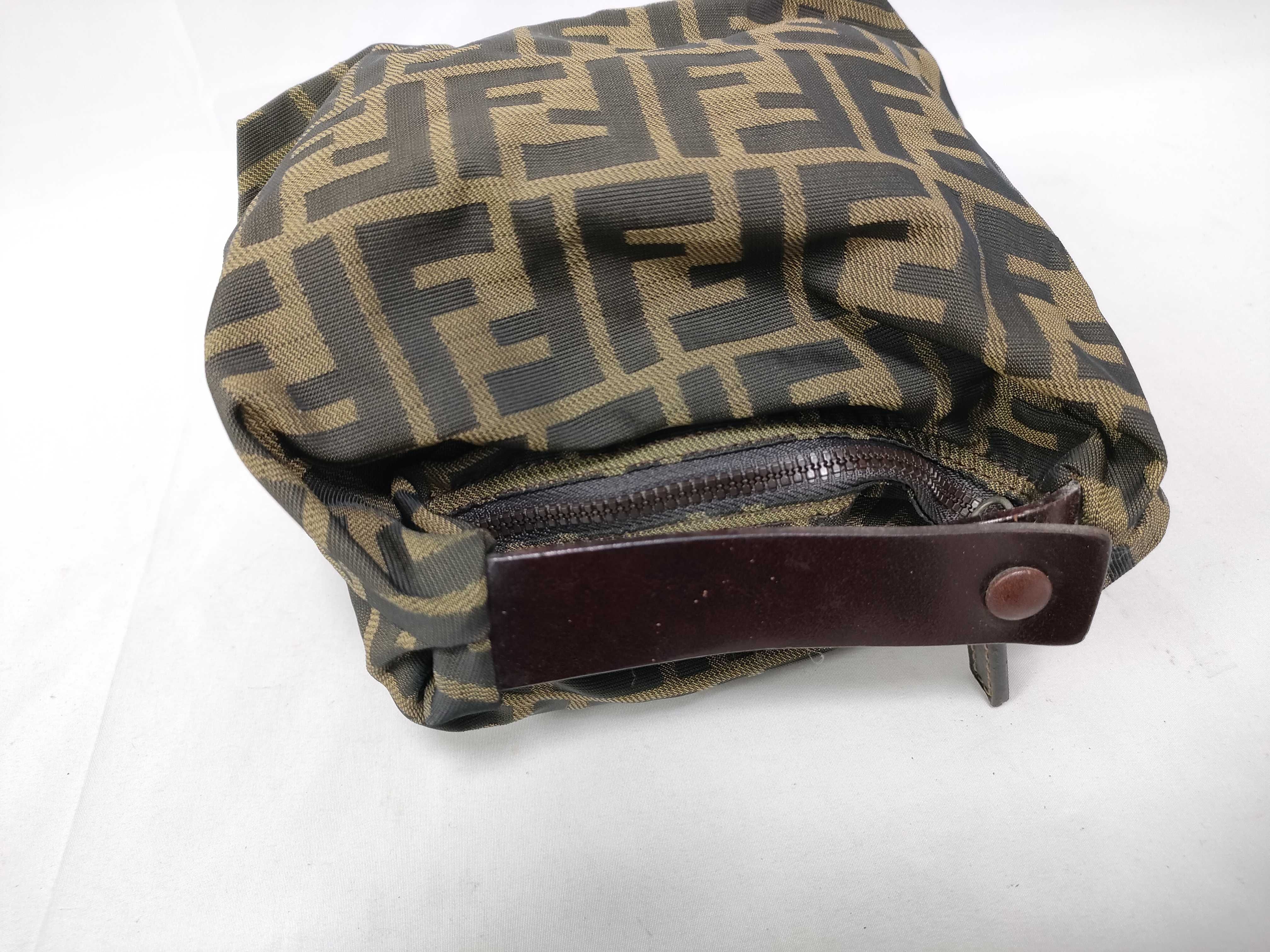 Zucca pattern pouch, brown pouch — view 9