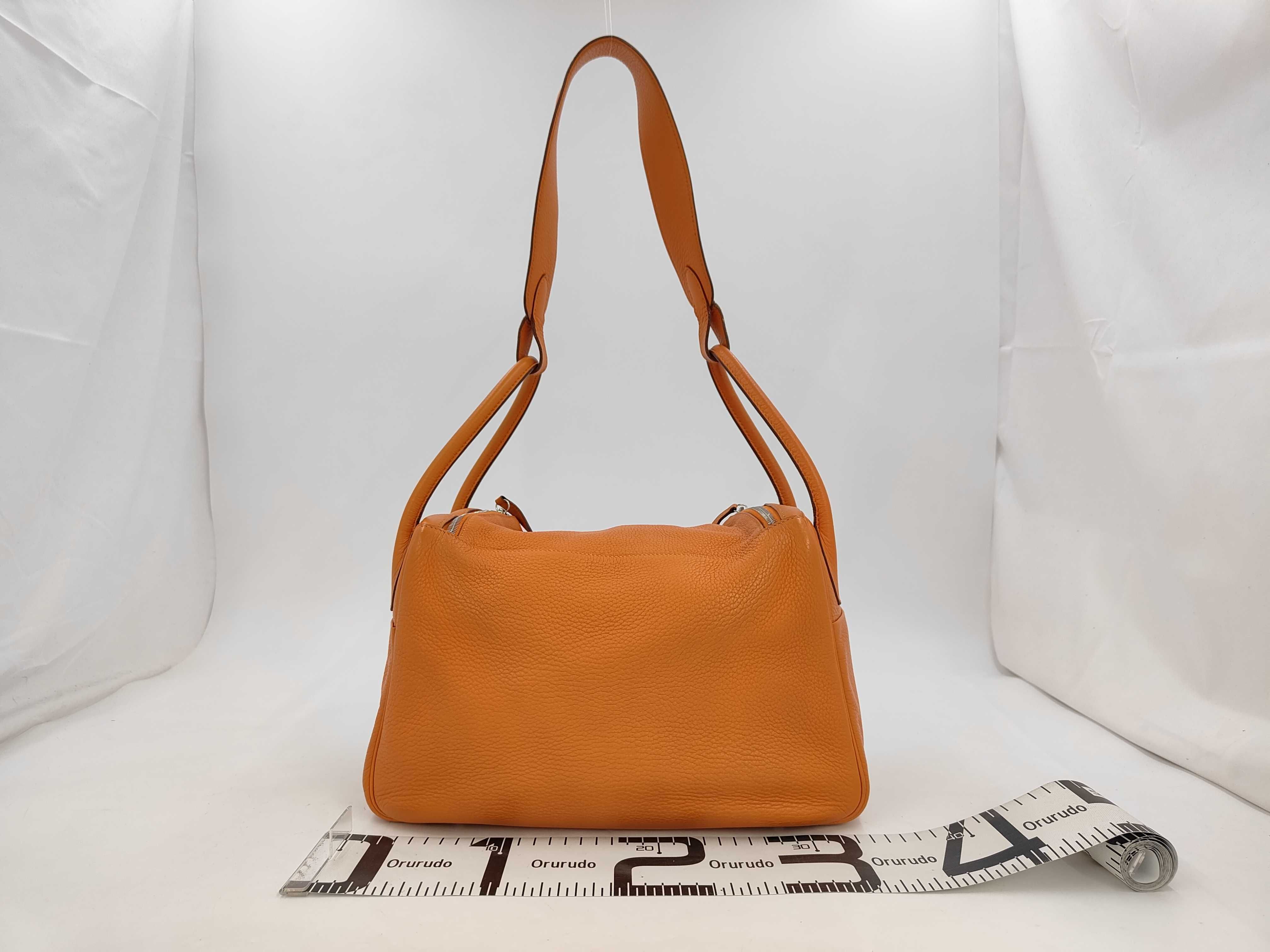 BAG LINDY 34 CLEMENCE ORANGE PHW STAMP SQUARE N (RECOLOR) Handbag — view 2