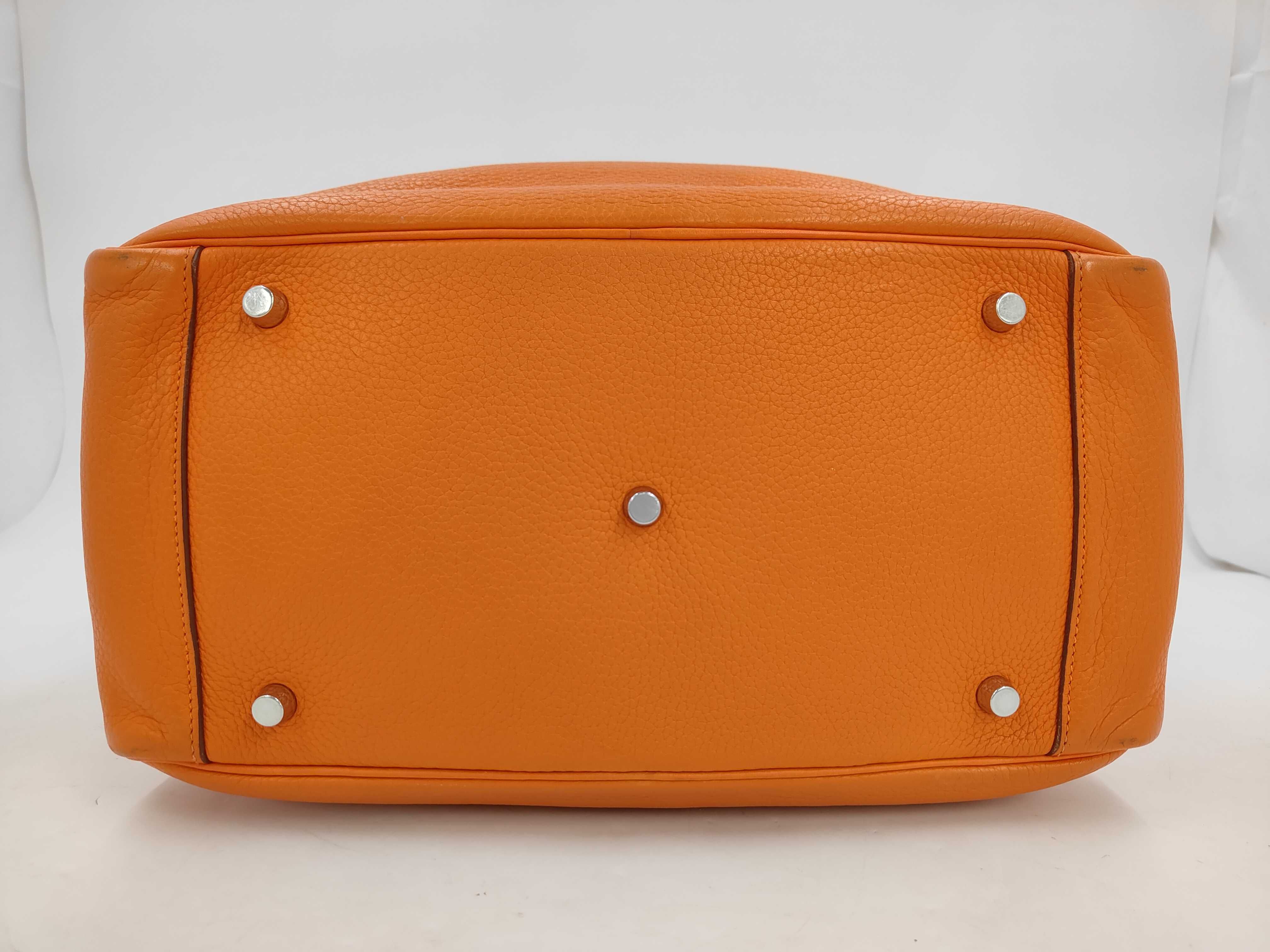 BAG LINDY 34 CLEMENCE ORANGE PHW STAMP SQUARE N (RECOLOR) Handbag — view 3