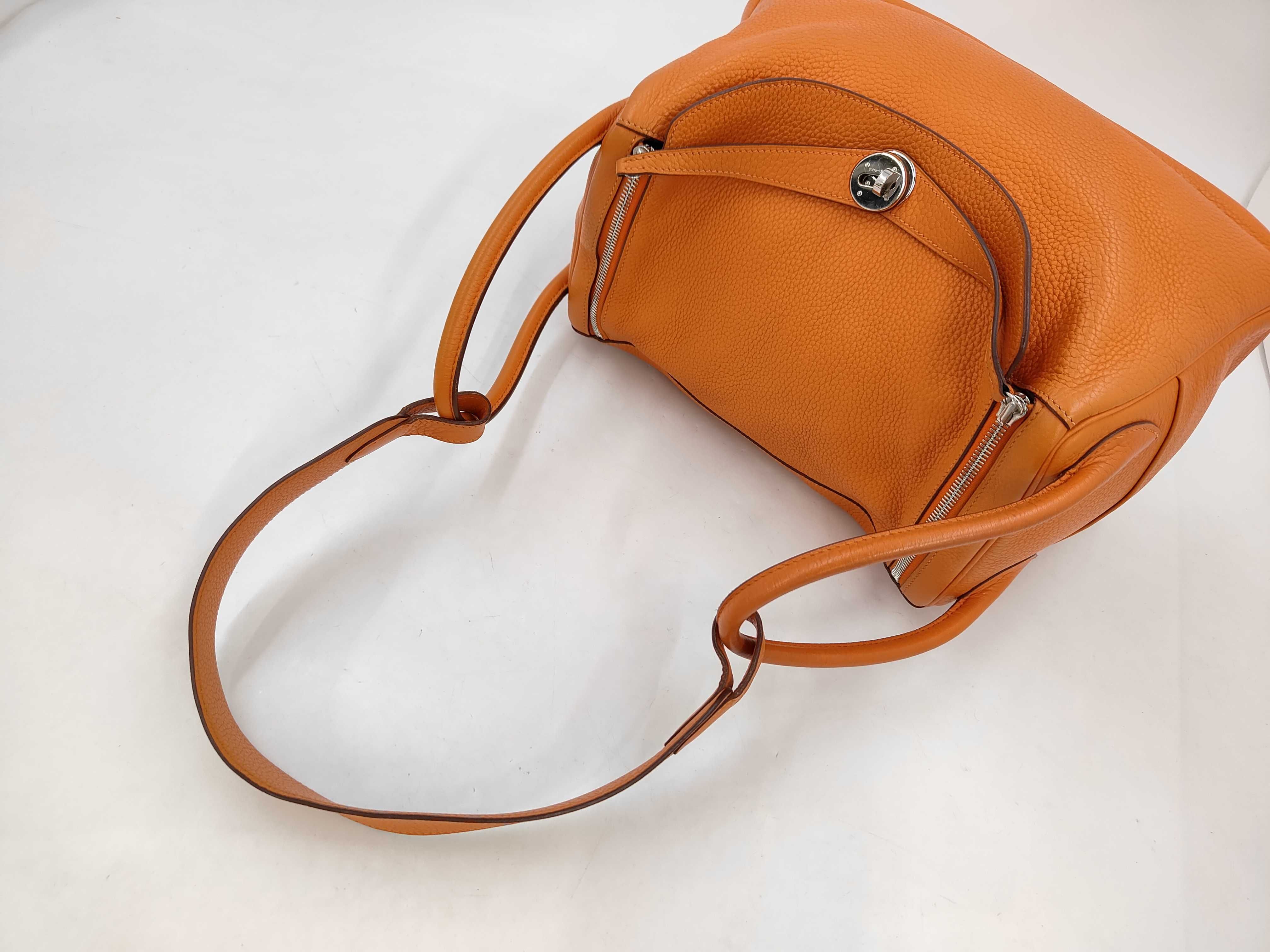 BAG LINDY 34 CLEMENCE ORANGE PHW STAMP SQUARE N (RECOLOR) Handbag — view 5