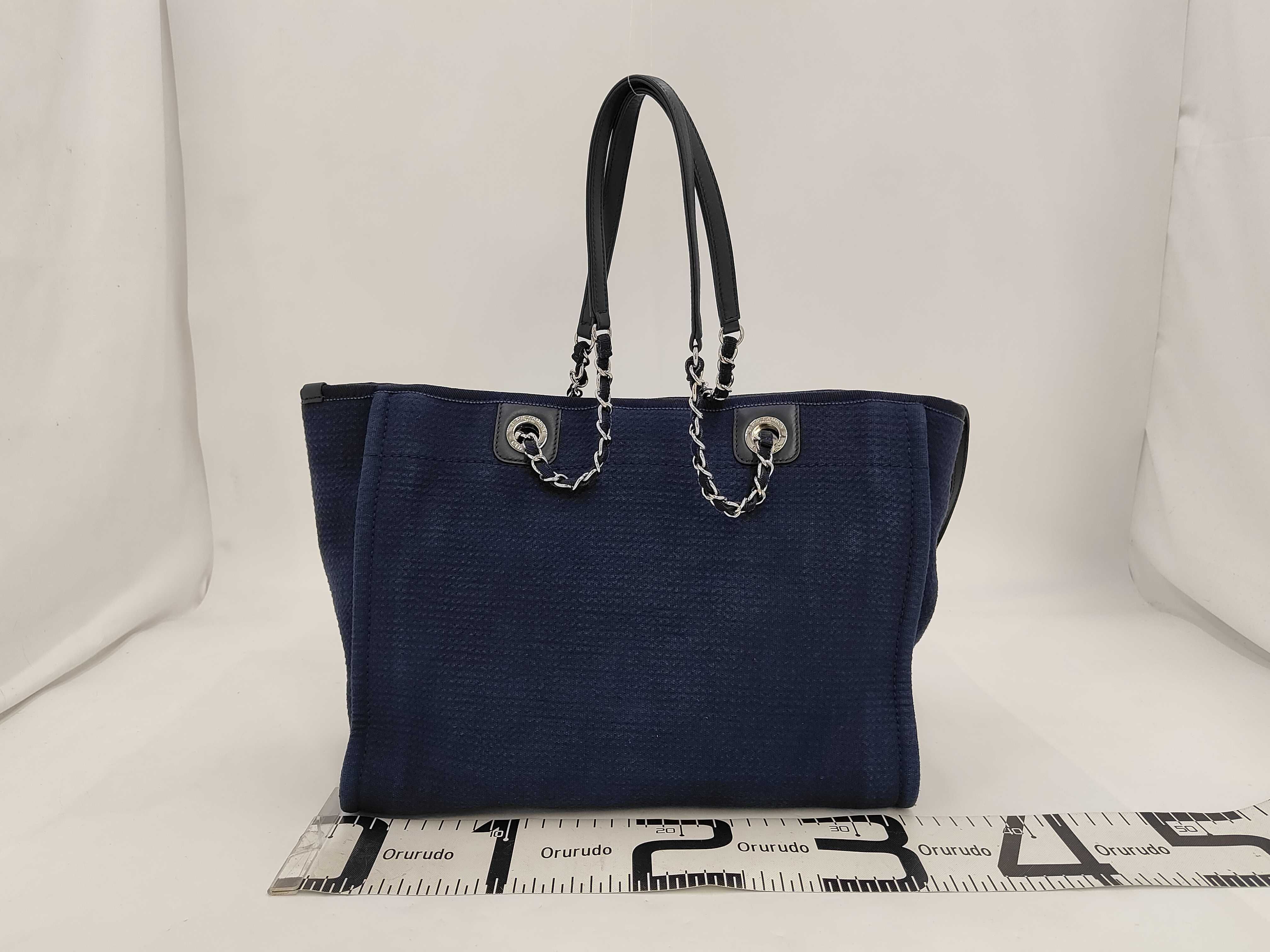 Deauville Navy Tote Bag — view 2
