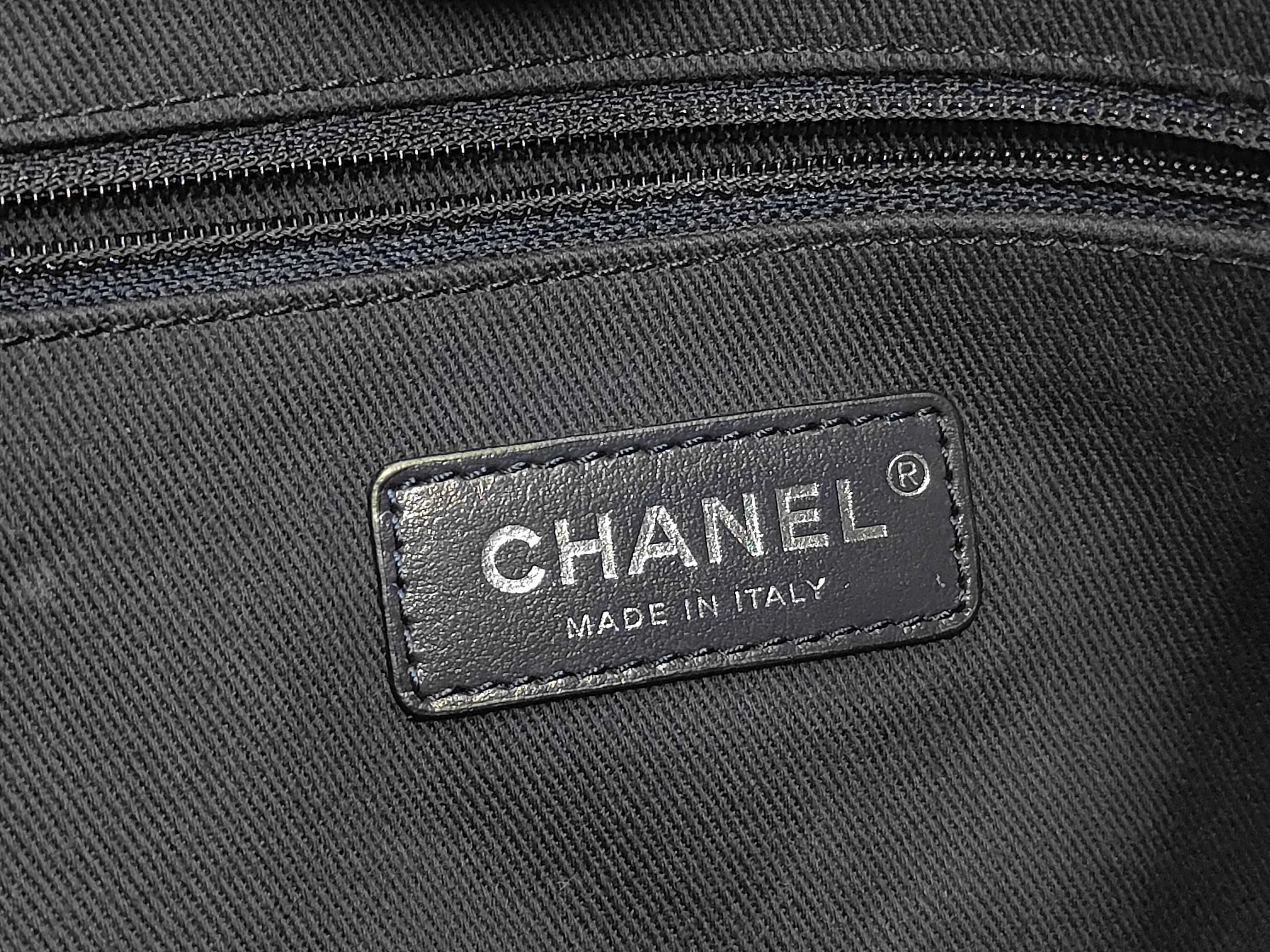 Deauville Navy Tote Bag — view 9