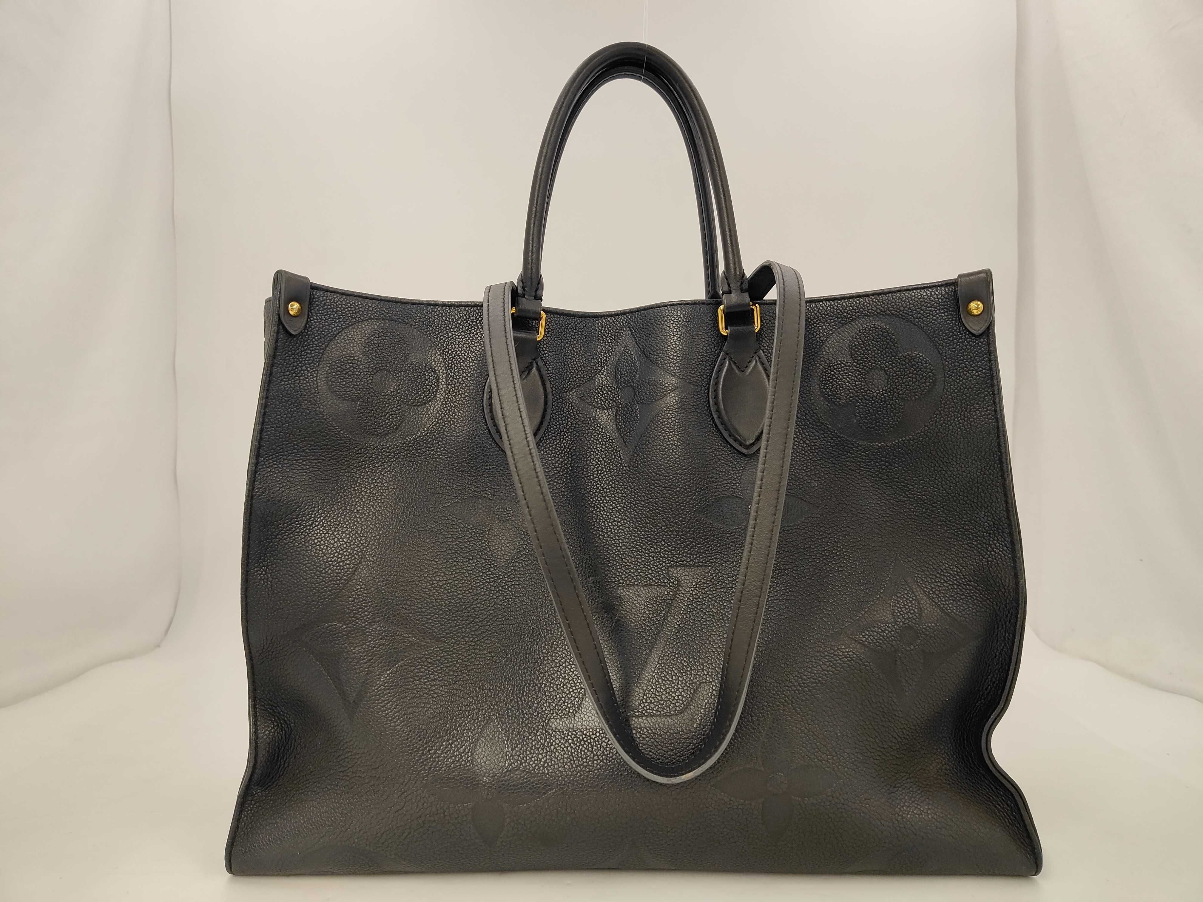 Monogram Empreinte OnTheGo GM M44925 DU0240 Black RFID-enabled tote bag