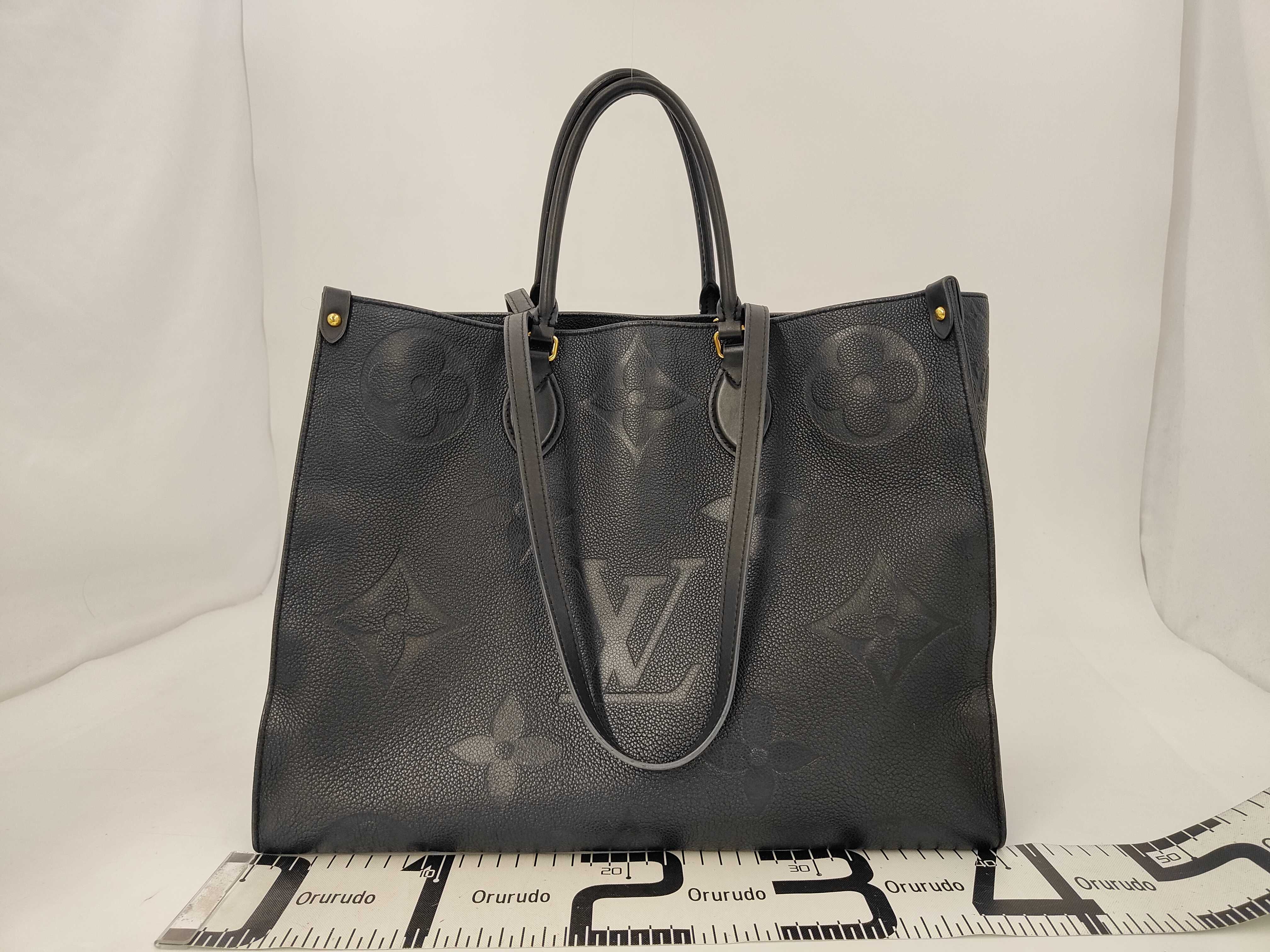 Monogram Empreinte OnTheGo GM M44925 DU0240 Black RFID-enabled tote bag — view 2